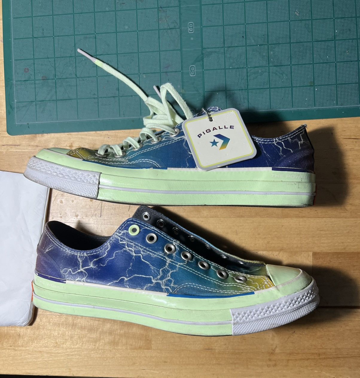Converse × Pigalle Pigalle x Converse chuck 70 low “Lightning storm” Size US 9.5 / EU 42-43 - 1 Thumbnail