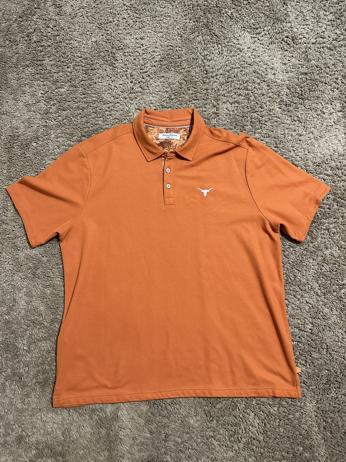 NCAA Vintage NCAA Texas Longhorns polo shirt 90s size 2XL Size US XXL / EU 58 / 5 - 1 Thumbnail