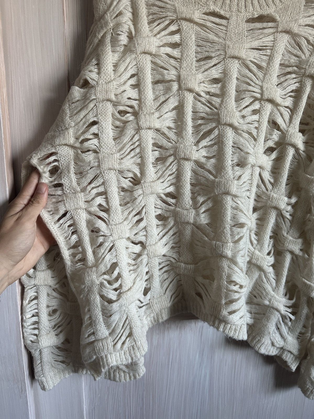 Ground Y × Yohji Yamamoto Ground Y Yohji Yamamoto knit sweater destroyed Size US M / EU 48-50 / 2 - 3 Thumbnail