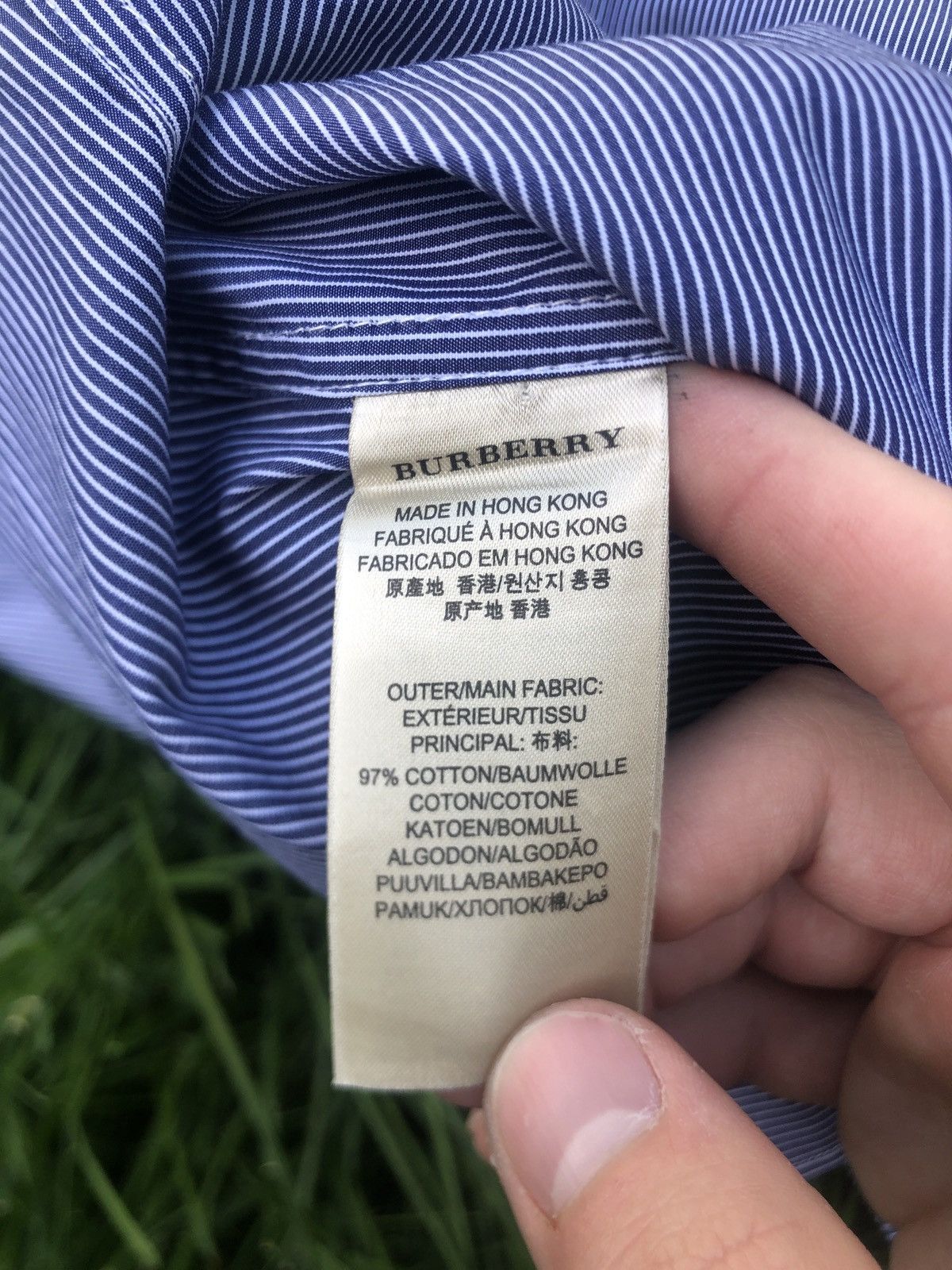Burberry Burberry striped button up Size US XL / EU 56 / 4 - 11 Thumbnail