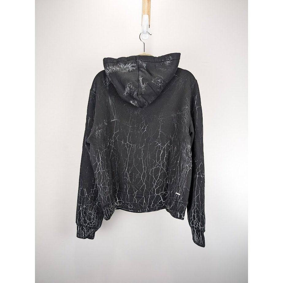 Amiri o1rshd1 Q:4 / Cracked Dye Core Logo Hoodie in Black Size US S / EU 44-46 / 1 - 12 Thumbnail