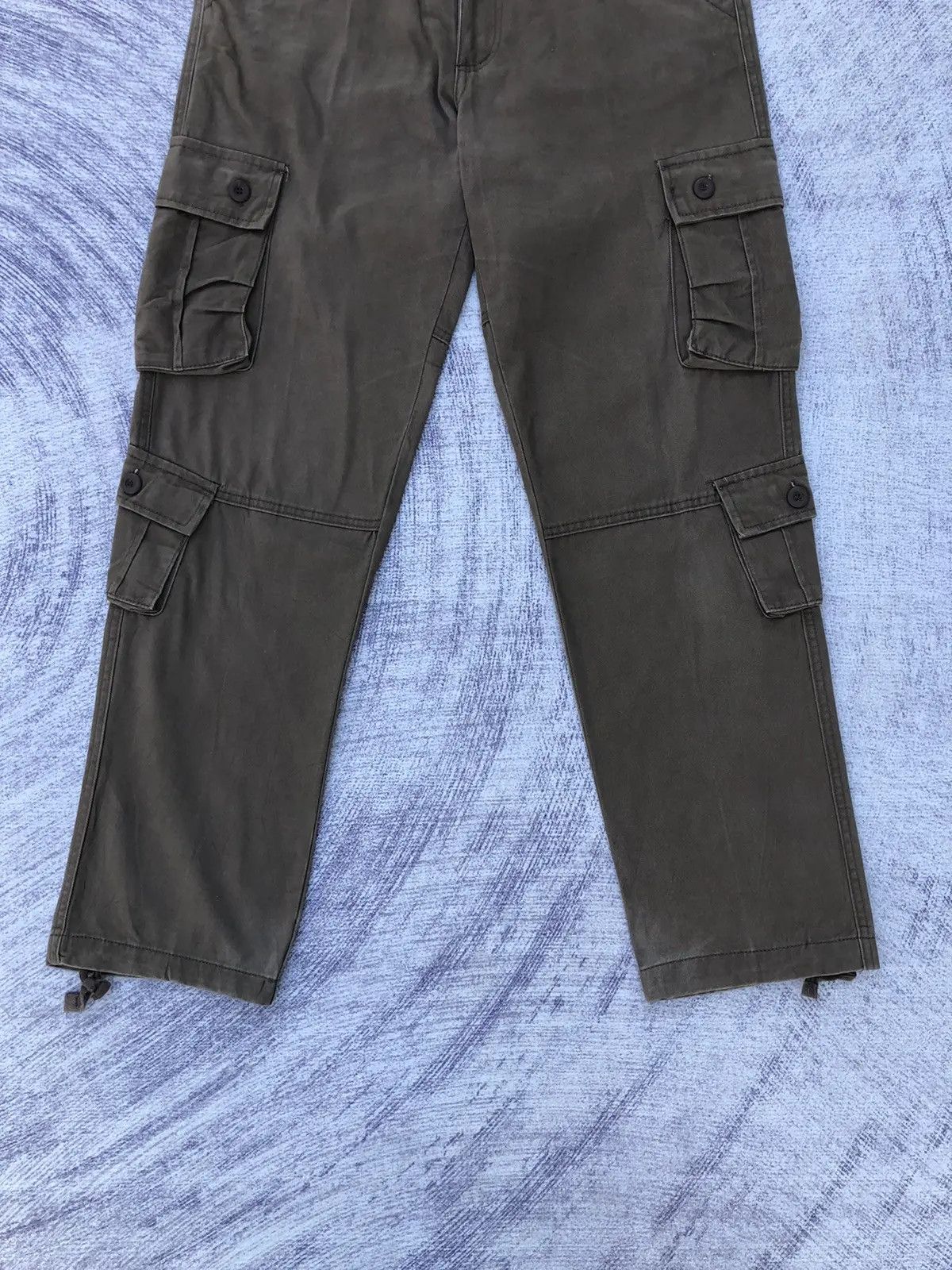 20471120 × Vintage Japanesebrand Cargo Pants 8 Pocket W34xL42 Size US 34 / EU 50 - 3 Thumbnail