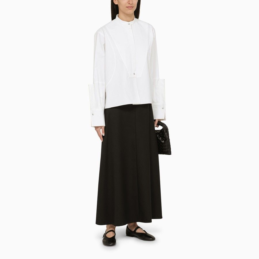 Jil Sander o1d2blof0824 Cotton Shirts in White Size S / US 4 / IT 40 - 2 Thumbnail