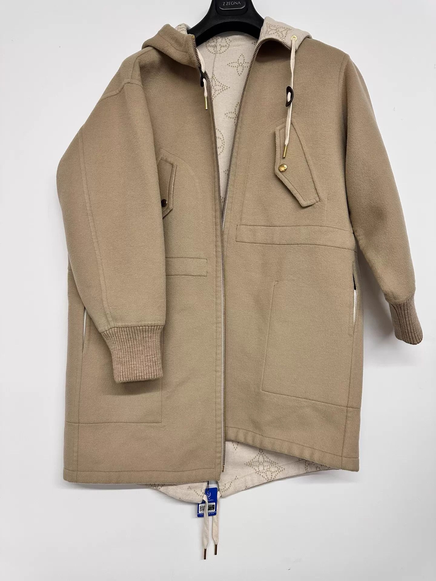 Louis Vuitton LV Monogram Double Faced Overcoat 36 Size XS / US 0-2 / IT 36-38 - 3 Thumbnail