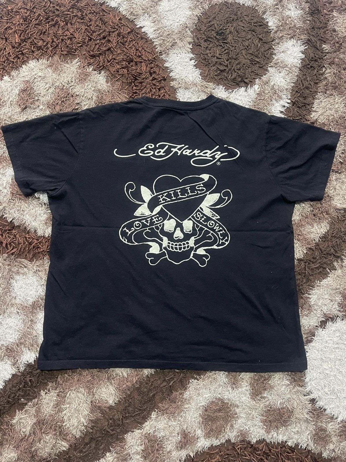 Christian Audigier × Ed Hardy ED HARDY BACK HIT SIZE 5L TEE VERY RARE Size US XXL / EU 58 / 5 - 1 Thumbnail
