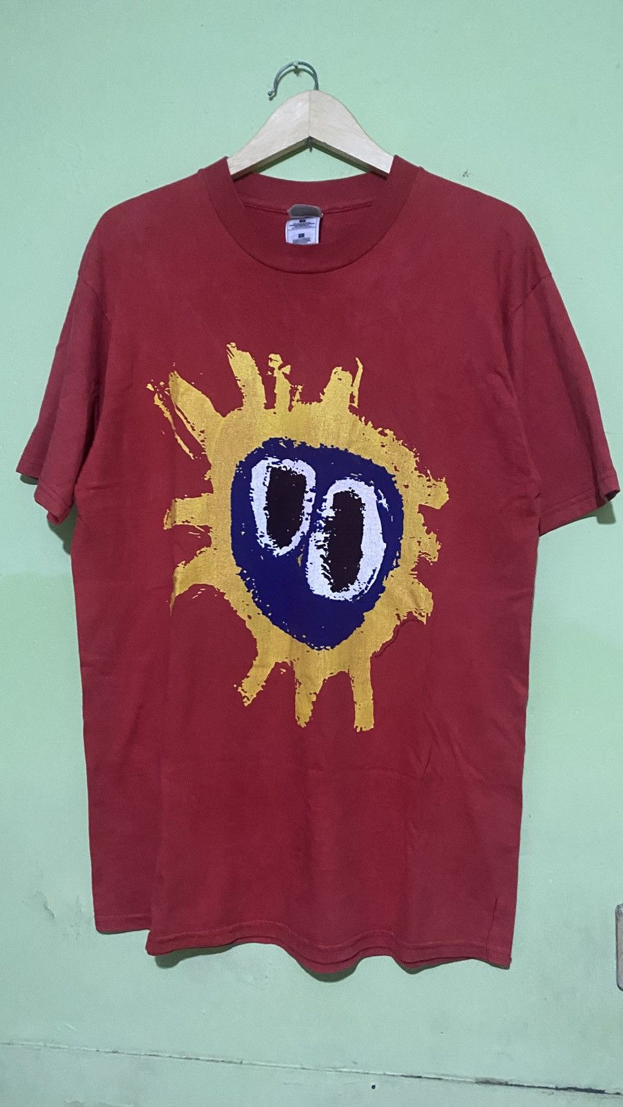 希少 90's Vintage PRiMAL SCREAM Tee Vintage 1994 Primal Scream Screamadelica T-Shirt – Mills Vintage USA