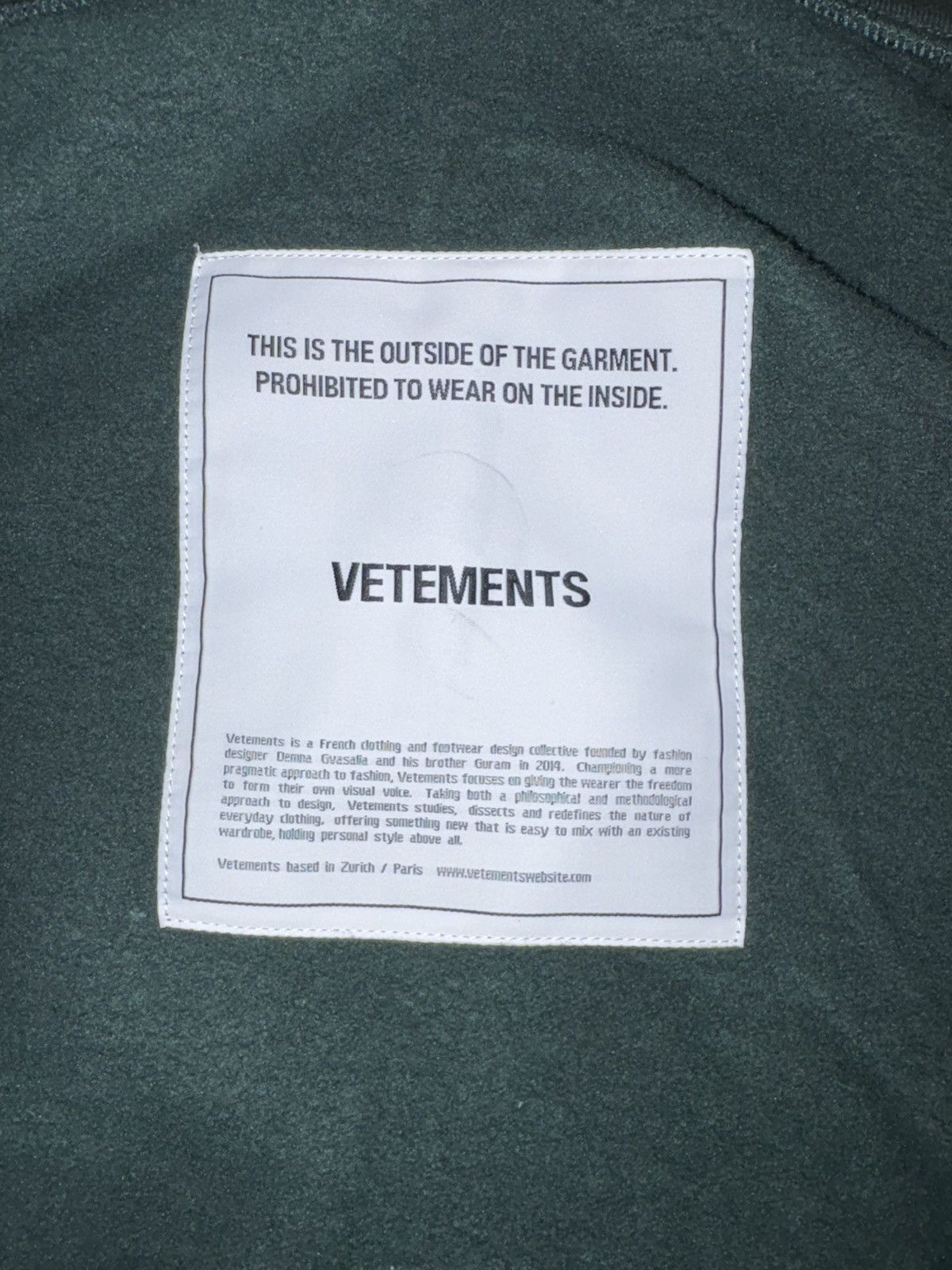 Vetements Vetements Zip Up Reverse hoodie Size S / US 4 / IT 40 - 10 Thumbnail