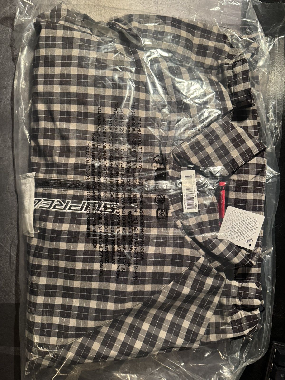 Supreme Supreme plaid track jacket | Grailed
