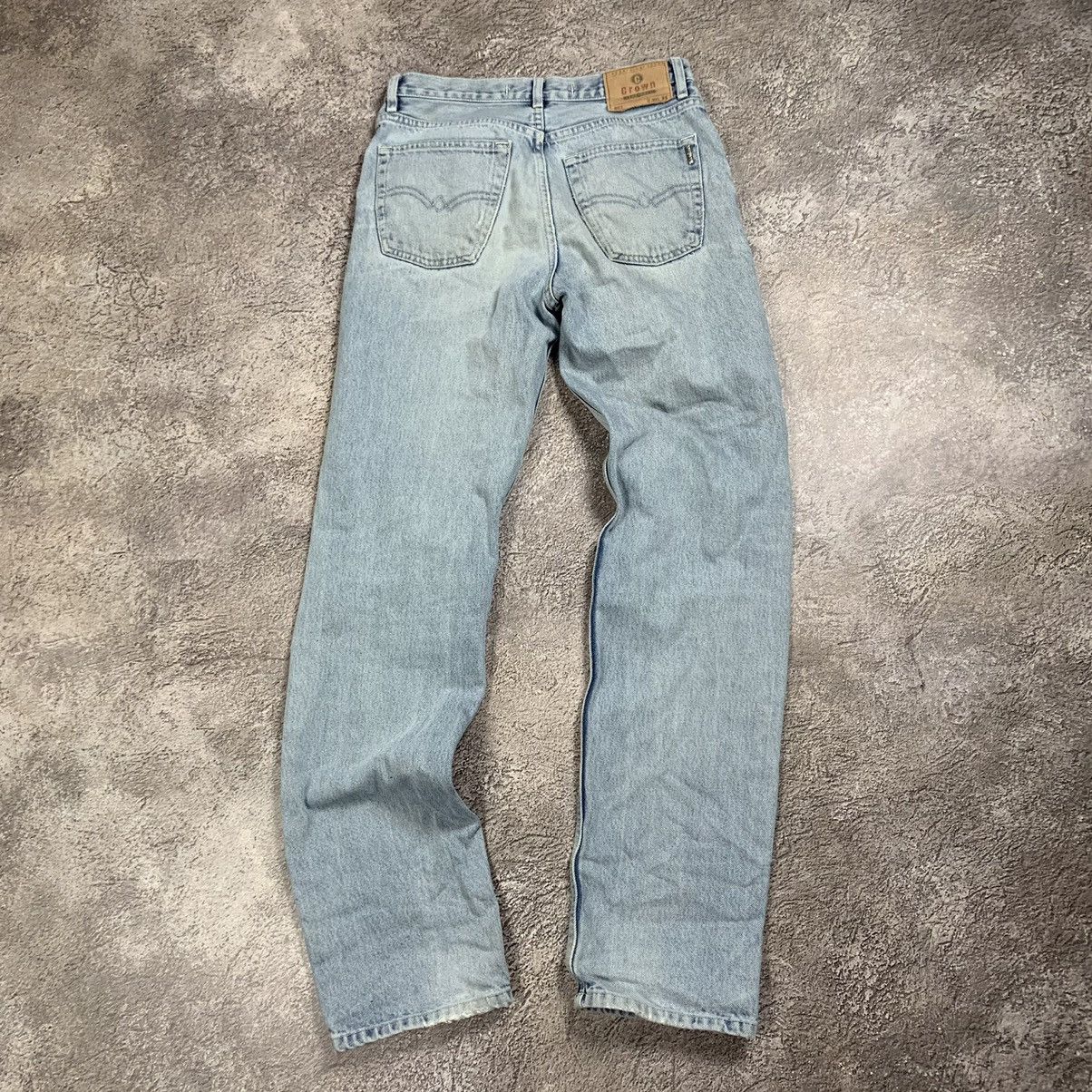 Vintage Vintage 90s Distressed Flared Jeans Grunge Baggy Y2K Logo 30 Size US 30 / EU 46 - 6 Thumbnail