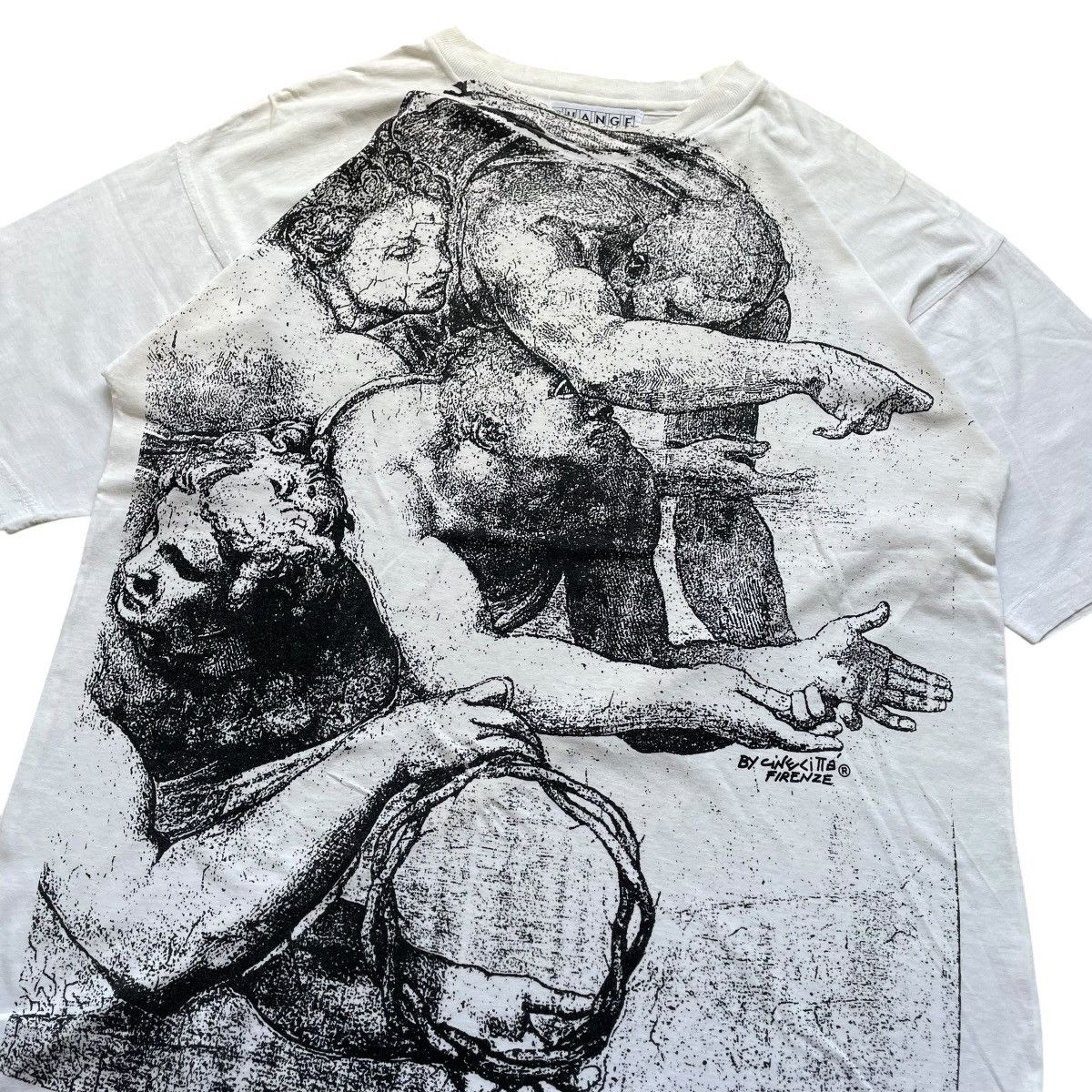 Vintage VINTAGE 90’S CINECITTA FIRENZE ART AOP T-SHIRT Size US L / EU 52-54 / 3 - 7 Thumbnail