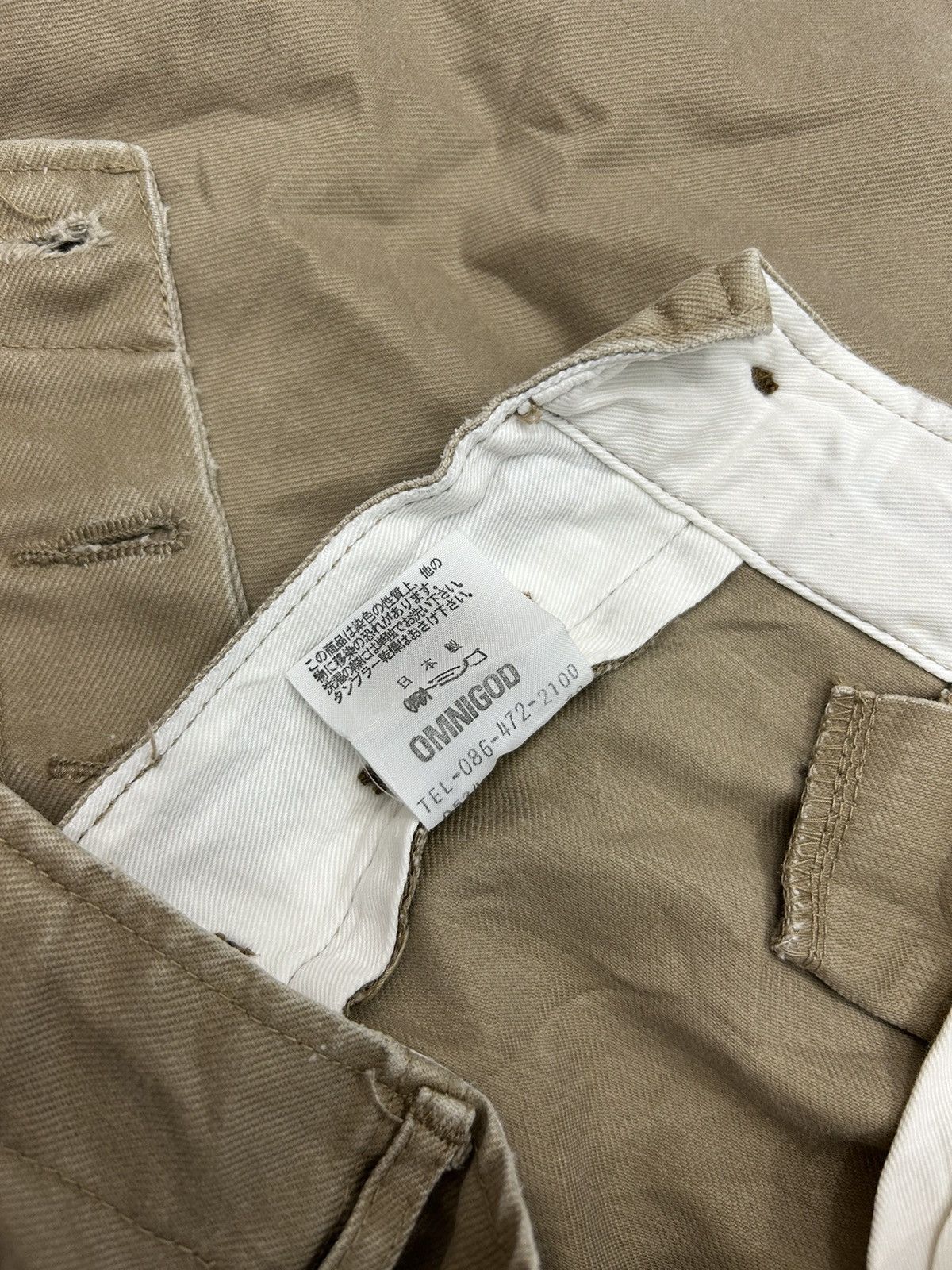 Japanese Brand Japanese Brand Omnigod Distressed Cotton Trousers Pants Size US 30 / EU 46 - 7 Thumbnail