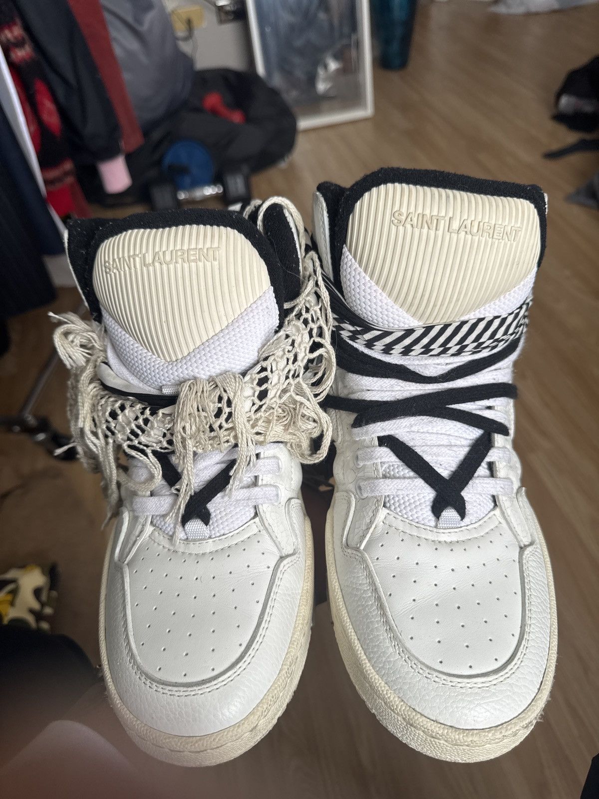 Yves Saint Laurent Saint Laurent Saint Laurent Smith Lace-Up Sneakers Size US 10 / EU 43 - 1 Thumbnail