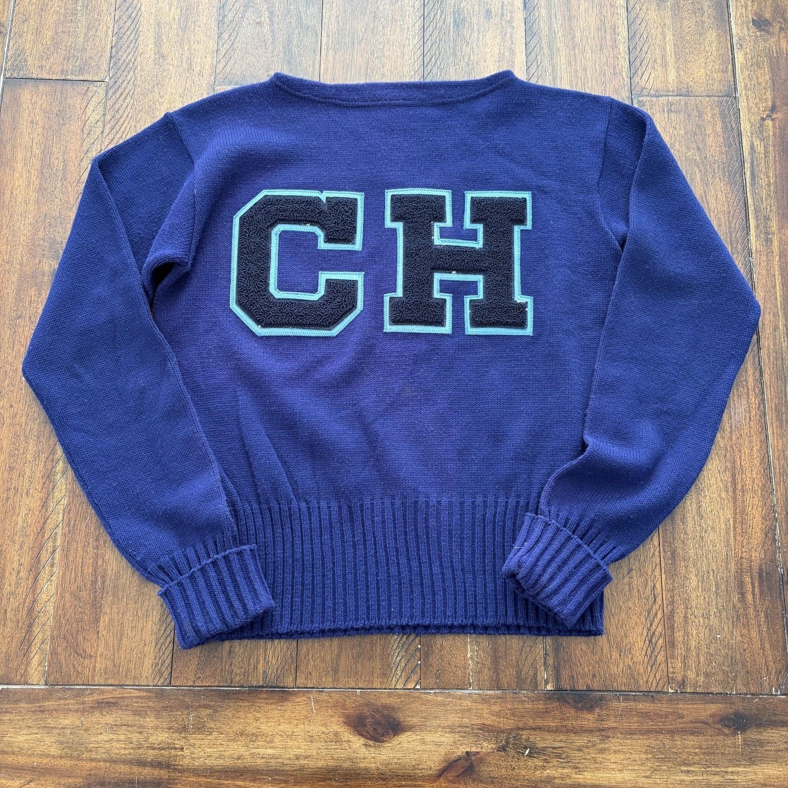 Vintage Vtg Gold Medal Sweater M Chestnut Hill Crewneck CH Letterman Size US M / EU 48-50 / 2 - 2 Thumbnail