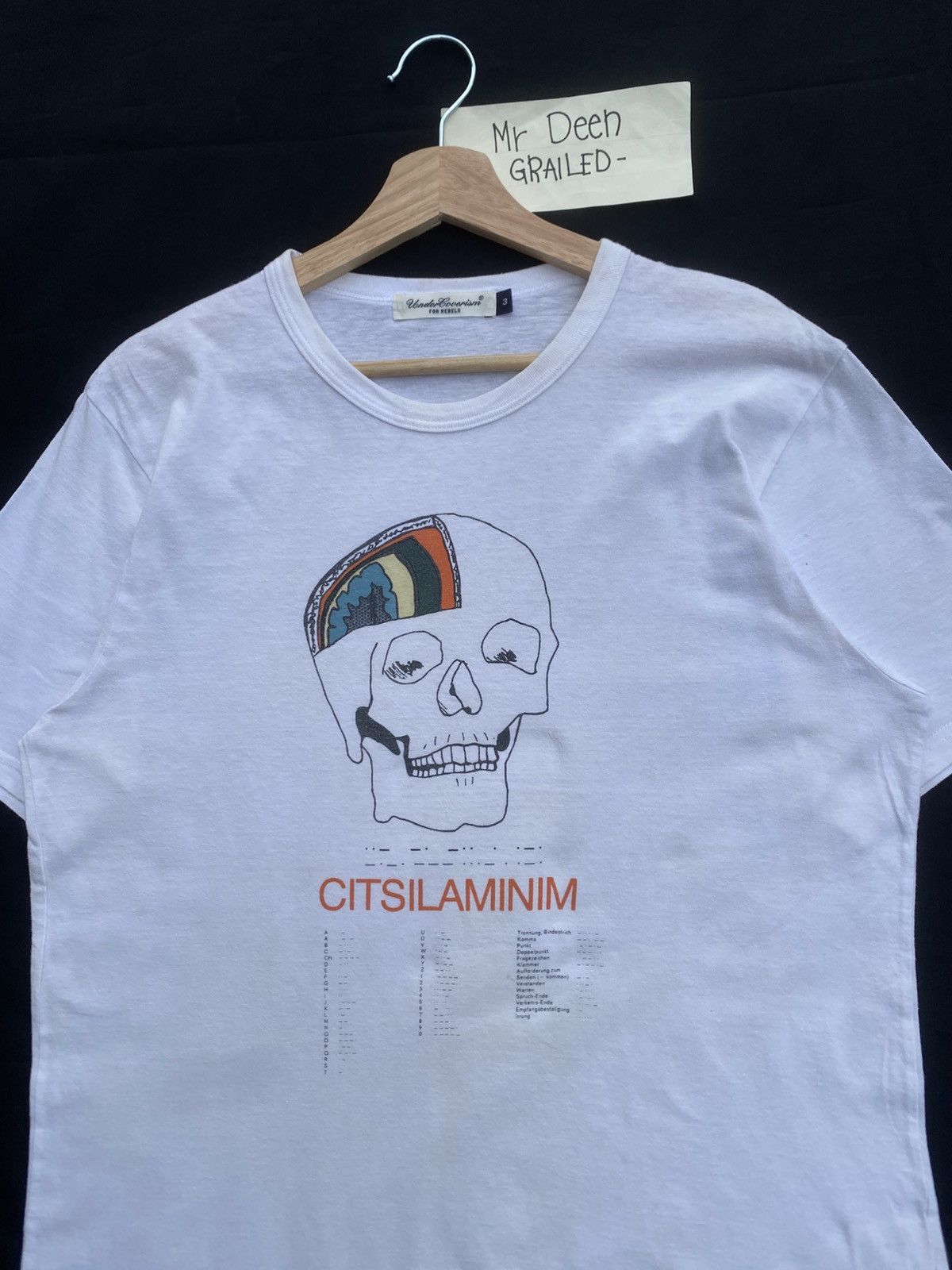 Undercover Rare Undercover Jun Takahashi Printed Skull Citsilaminim tee Size US M / EU 48-50 / 2 - 8 Thumbnail