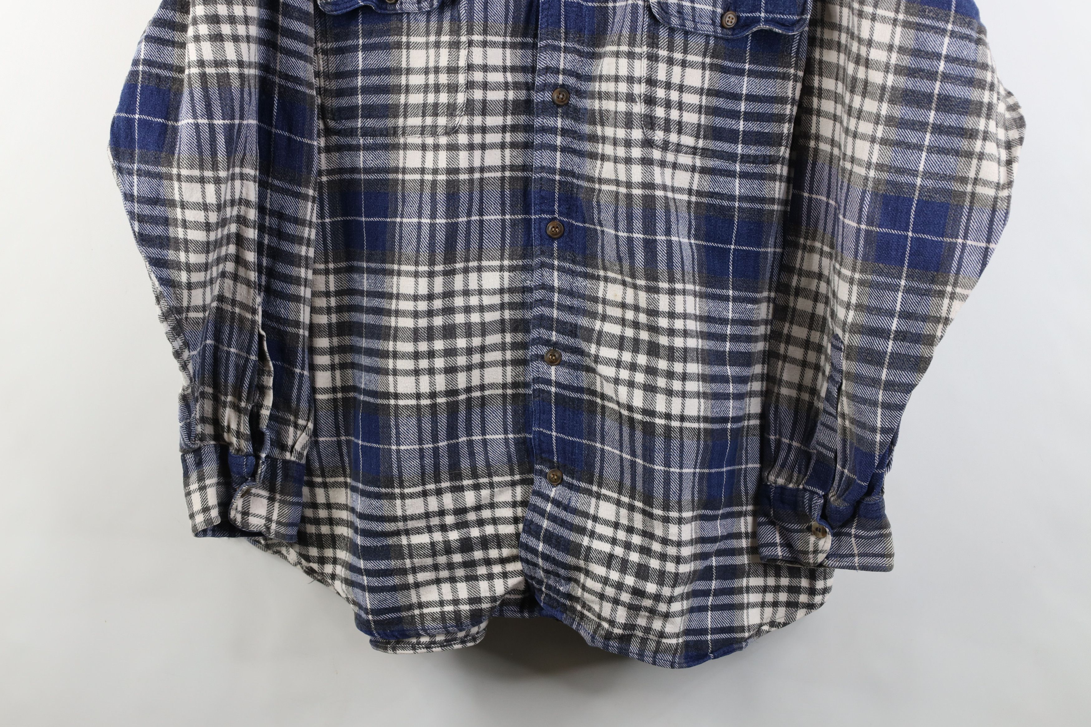American Eagle Outfitters Vintage 90s American Eagle Outfitters Flannel Button Shirt Size US L / EU 52-54 / 3 - 3 Thumbnail