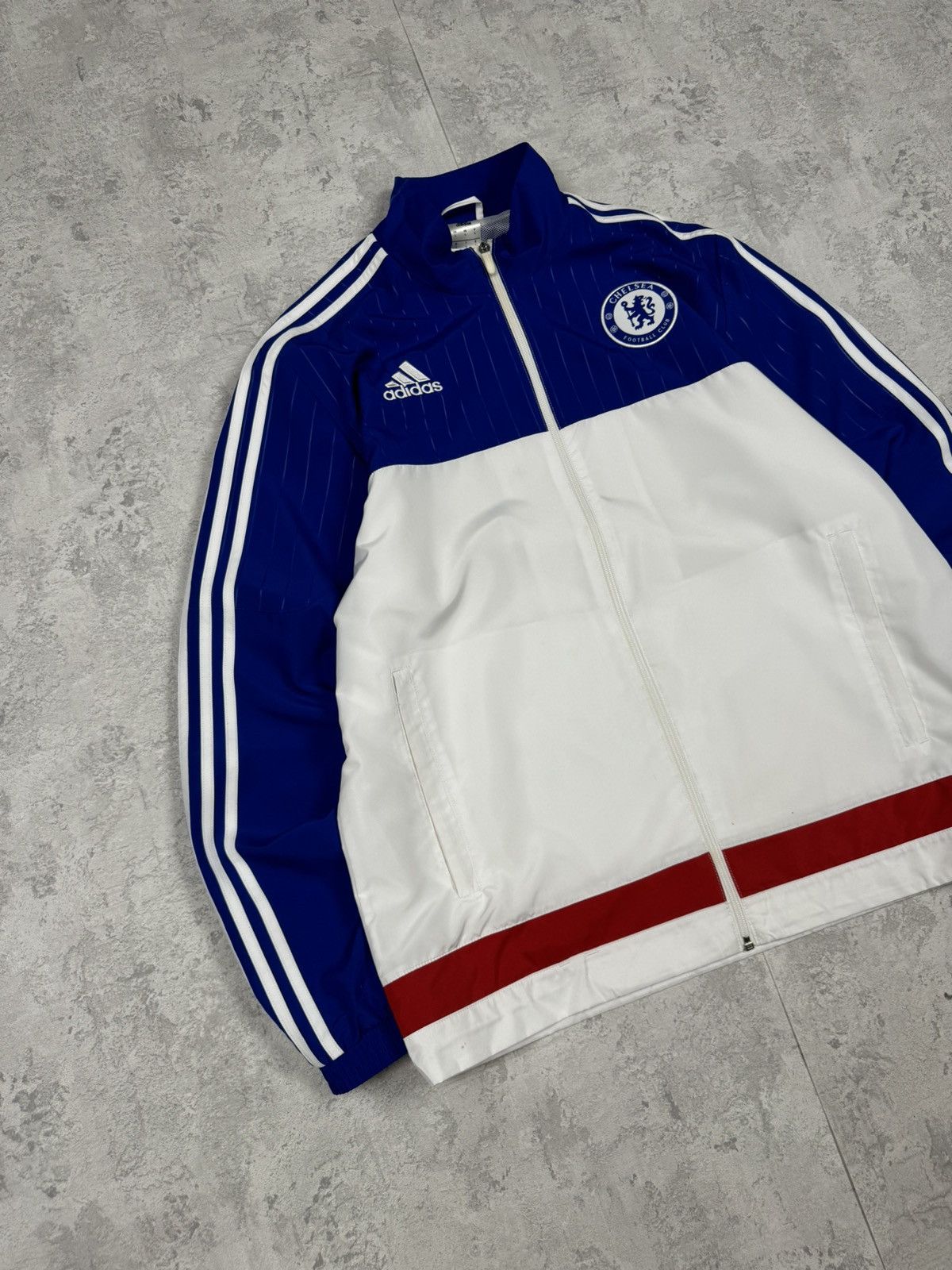 Adidas Vintage Adidas Chelsea Soccer Track Jacket Size L Size US L / EU 52-54 / 3 - 2 Thumbnail