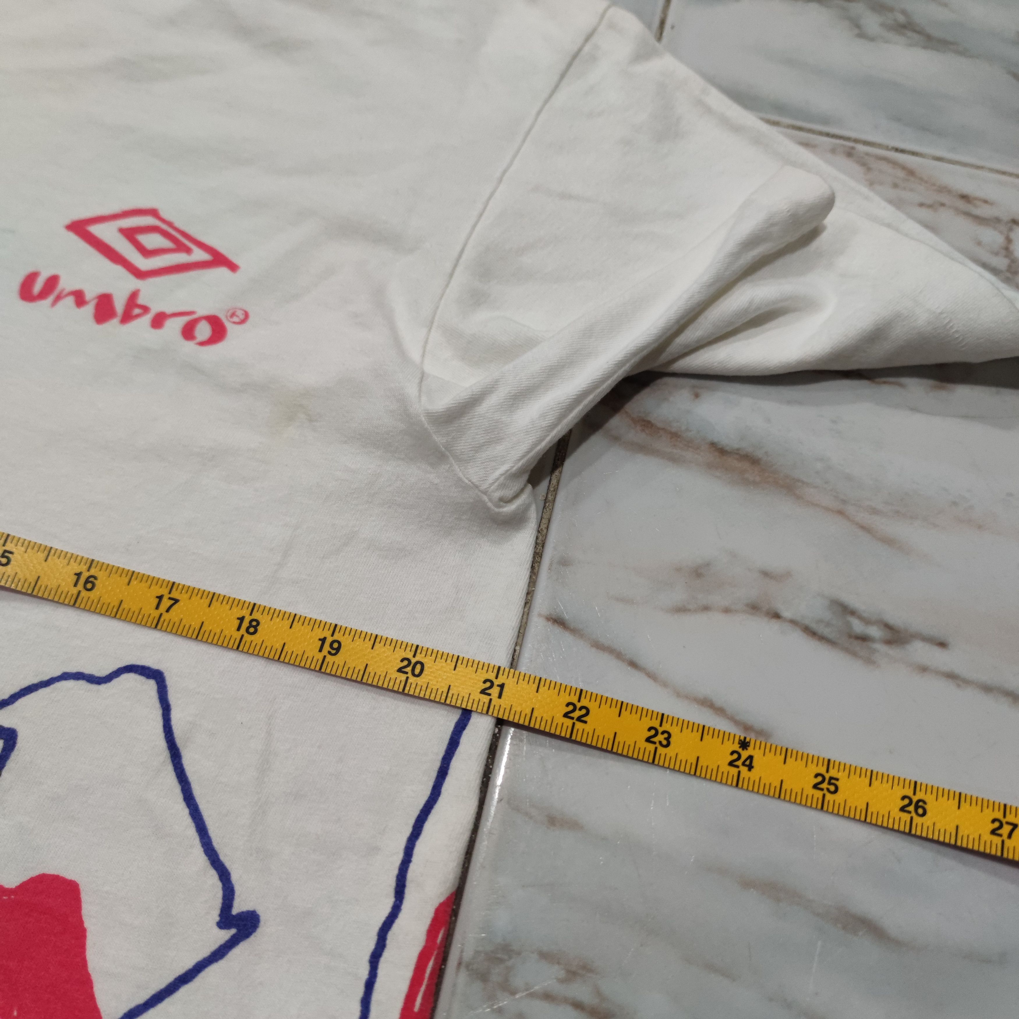 Umbro × Vintage VINTAGE 90S UMBRO SINGLE STITCHED T SHIRT MADE IN USA Size US M / EU 48-50 / 2 - 9 Thumbnail