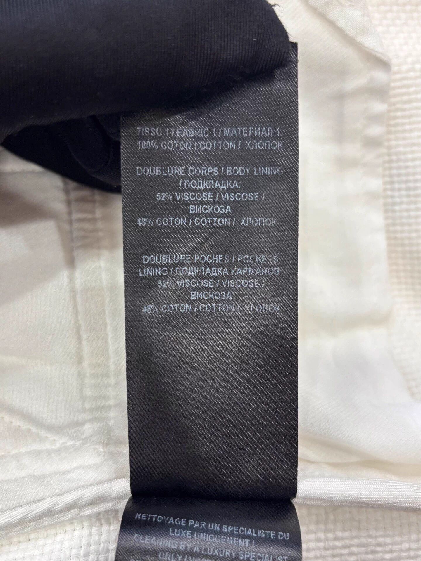Balmain Balmain women's white gold button logo short 34 Size 25" / US 0 / IT 36 - 8 Thumbnail