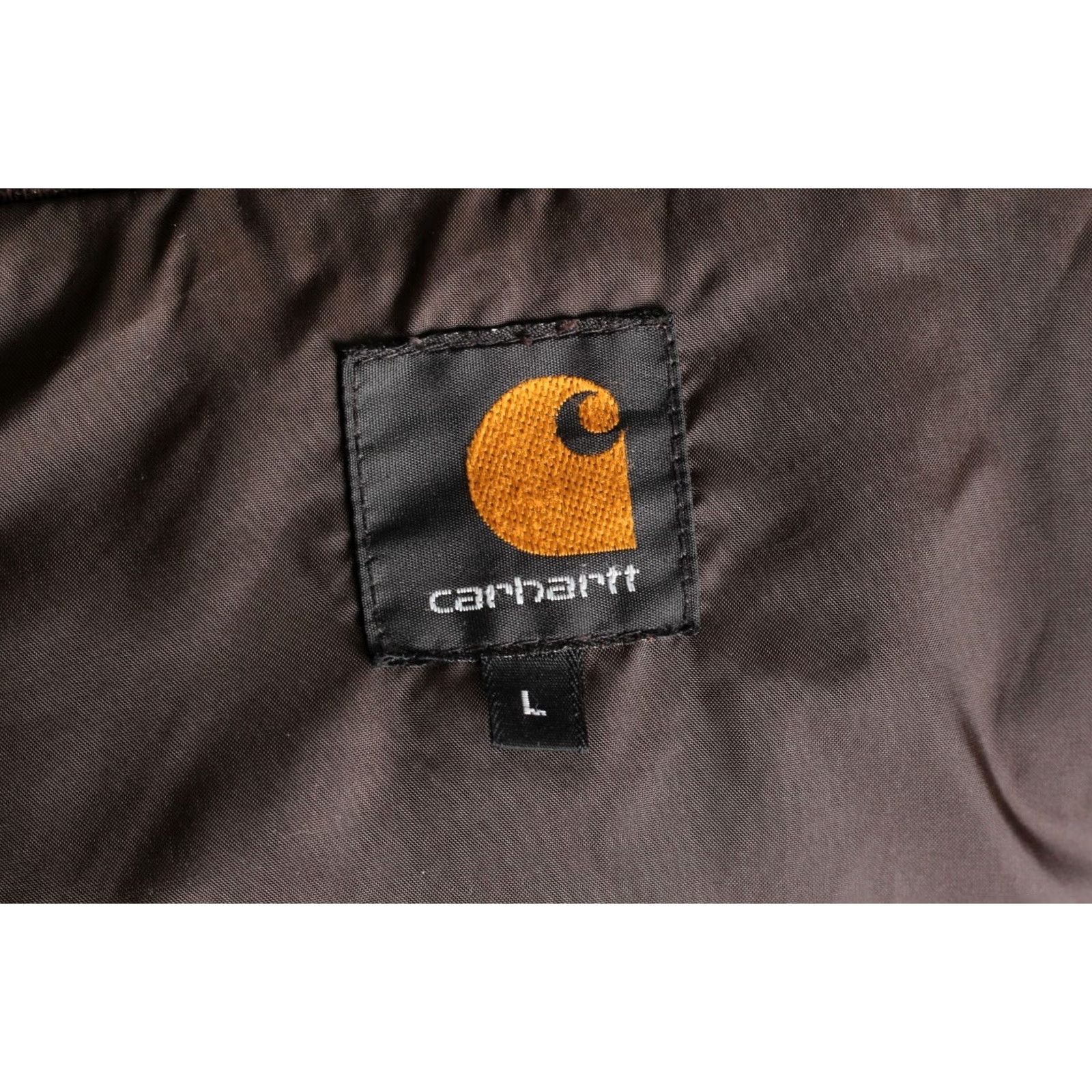 Carhartt Carhartt Brooks Jacket Mens Bomber L Padded Brown Canvas Zip Mid-Length Jacket Size US L / EU 52-54 / 3 - 6 Thumbnail