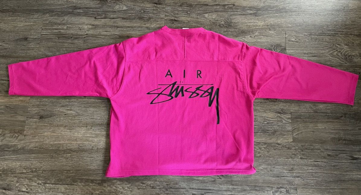 Nike Stussy x Nike Dri-FIT Mesh Jersey Fireberry | Grailed