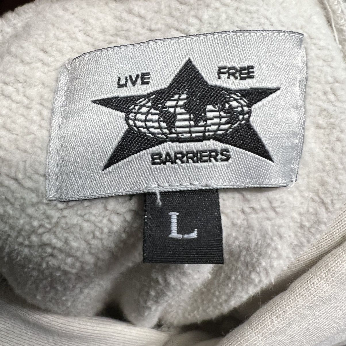 Barriers Barriers Worldwide Malcom X Restricted Hoodie Cream Size US L / EU 52-54 / 3 - 6 Thumbnail