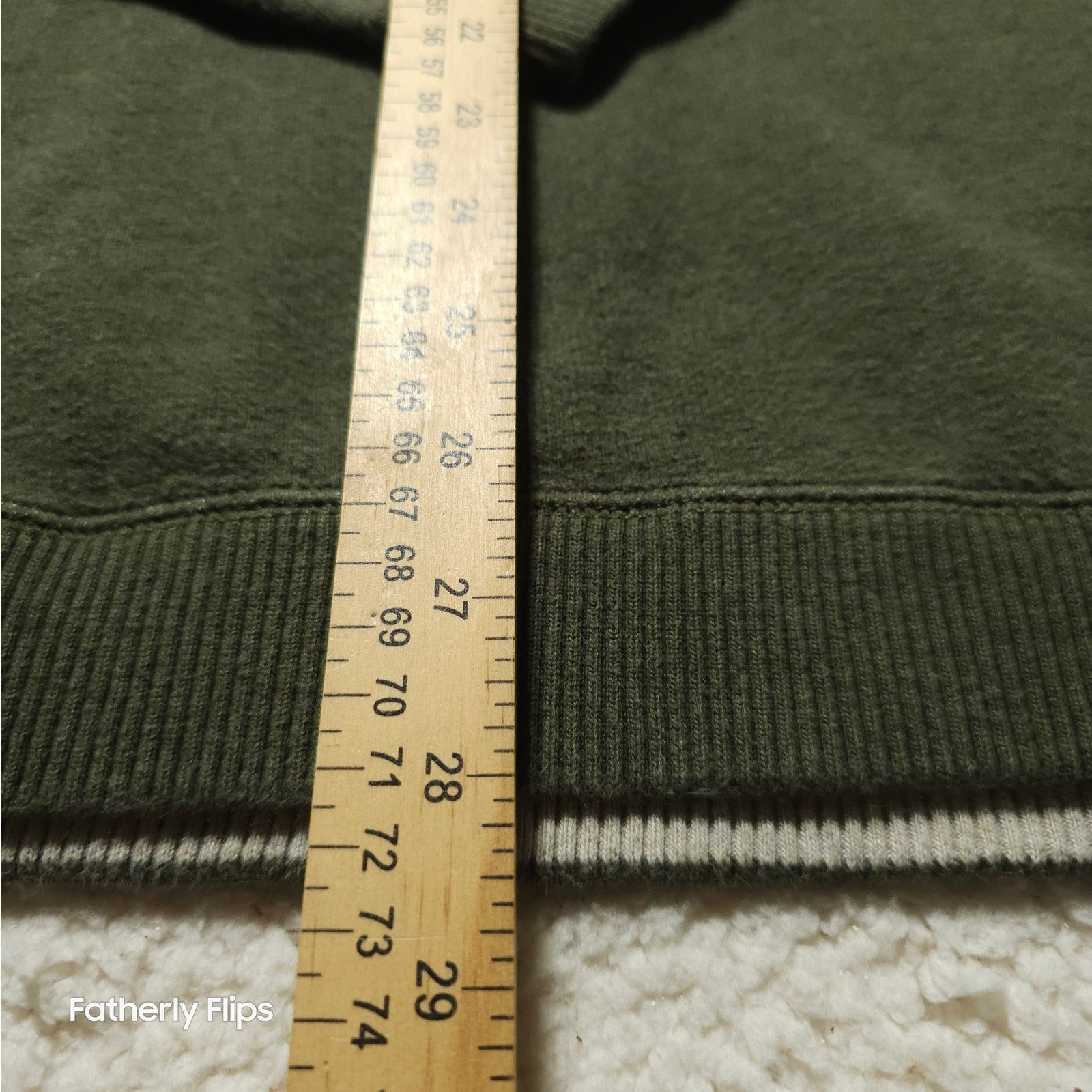 Tommy Bahama Tommy Bahama XL Ribbed Quarter Zip Olive Green Sweater Size US XL / EU 56 / 4 - 8 Thumbnail