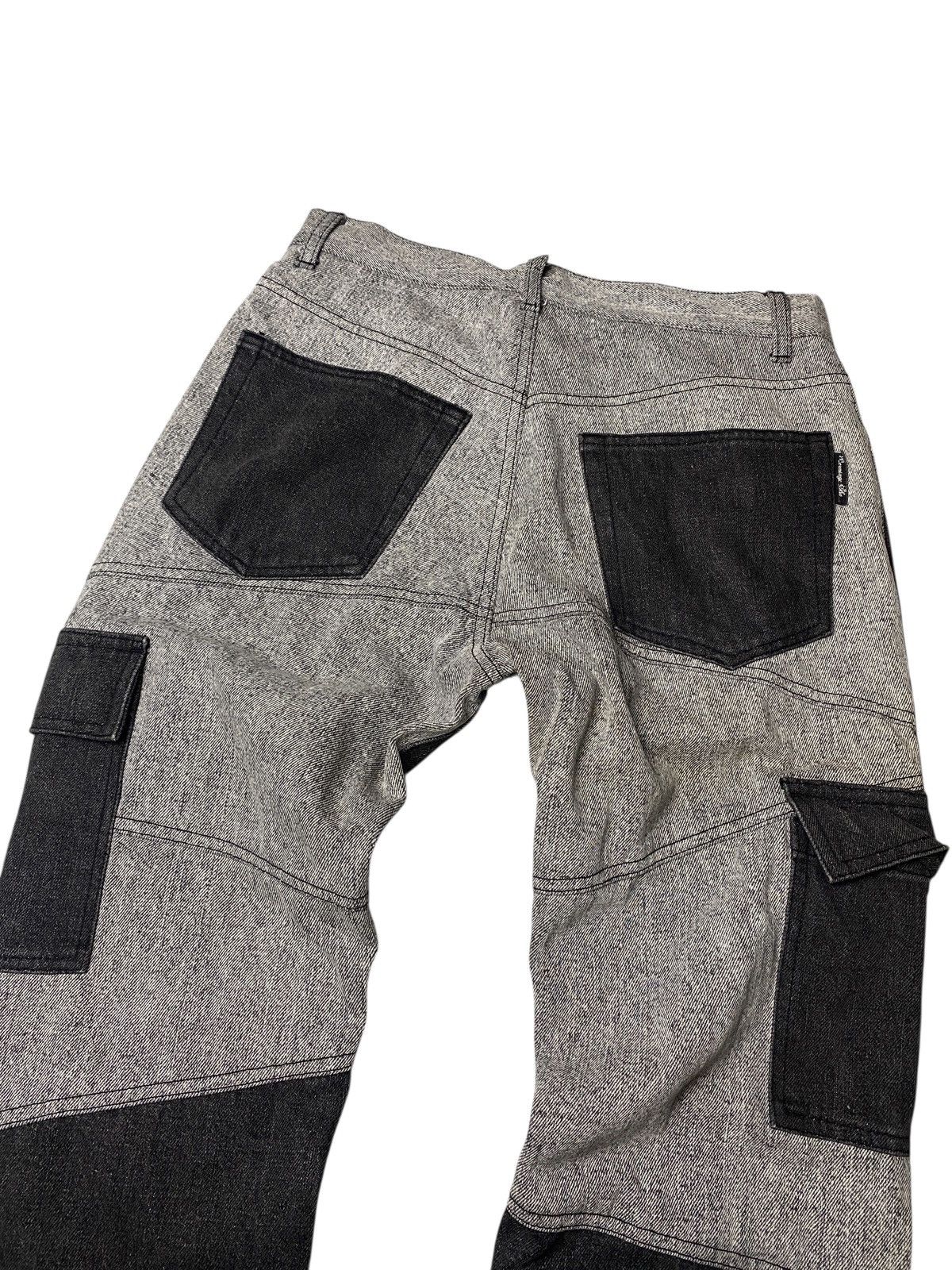 If Six Was Nine 2000's Bernings Sho Spiral Cut Flared Jeans Size US 27 - 6 Thumbnail