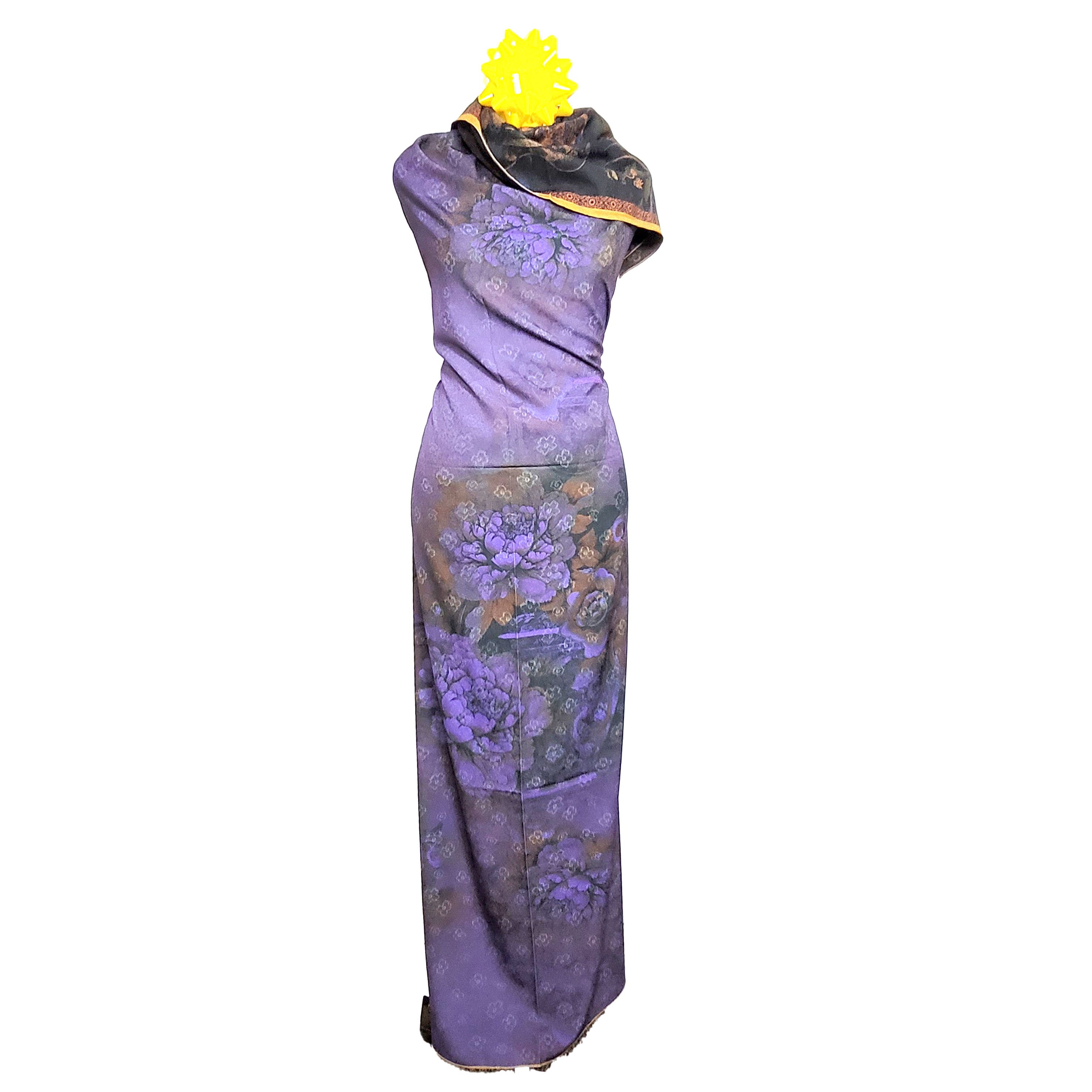 Other Double-Sided Silk Scarf 27"x70" Long Rectangle 3312 Size ONE SIZE - 3 Thumbnail