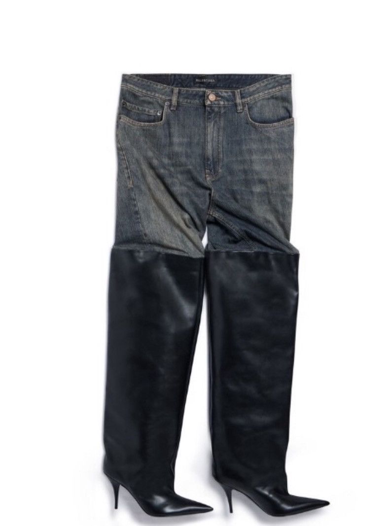 Balenciaga 🔥$6.5K VALUE🔥Balenciaga Waders Pants Boots Shoes Size US 10 / IT 40 - 1 Preview
