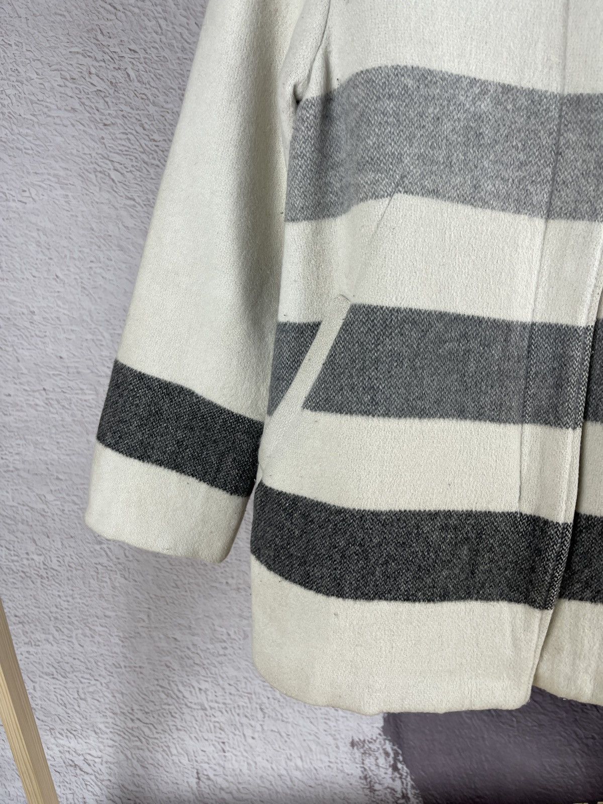 Woolrich Woolen Mills Woolrich Archive pattern Woolen Mills striped coat jacket Size XS / US 0-2 / IT 36-38 - 4 Thumbnail