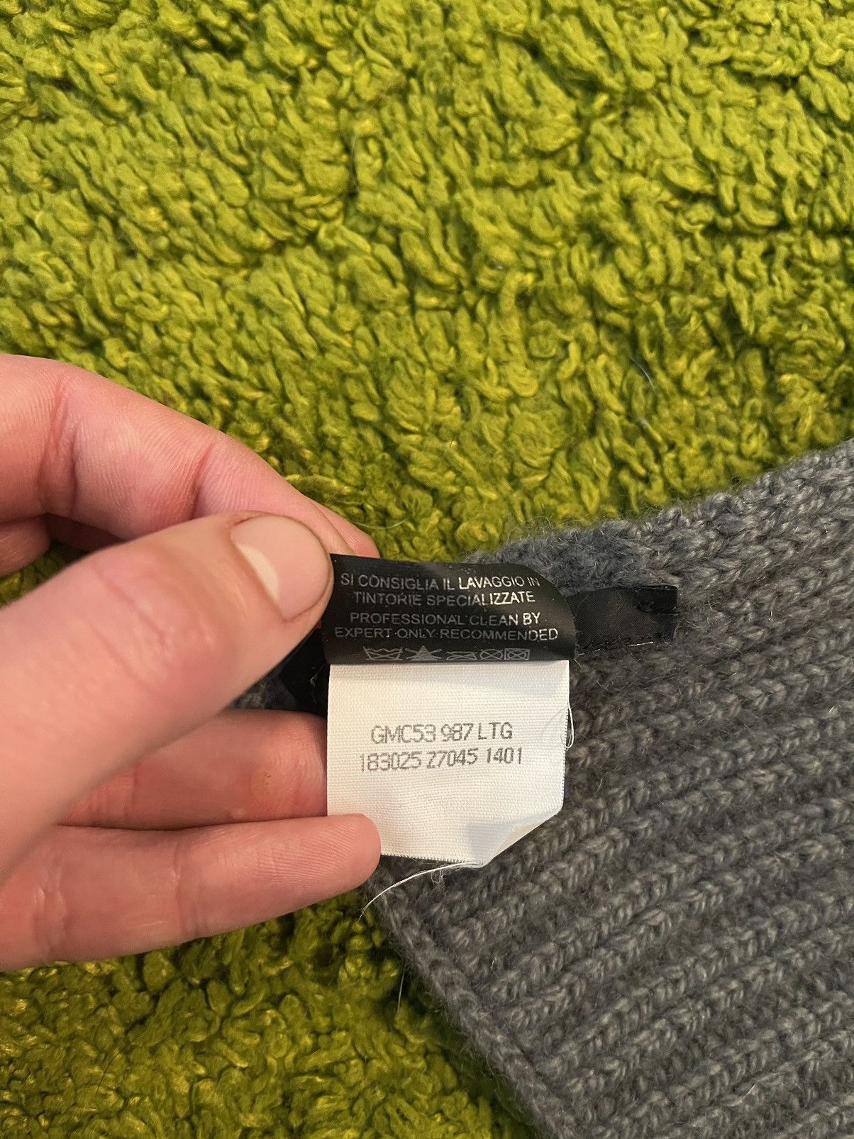 Designer × Gucci Gucci cashmere mohair blend ribbed scarf Size ONE SIZE - 5 Thumbnail
