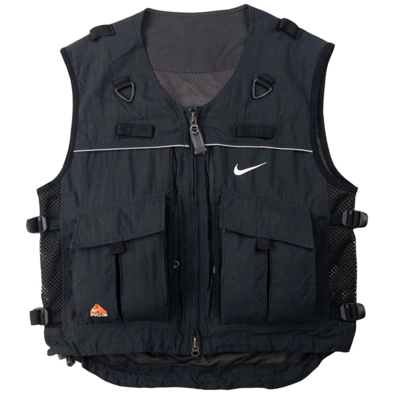 Vintage Nike ACG Cargo Vest Gilet Size S