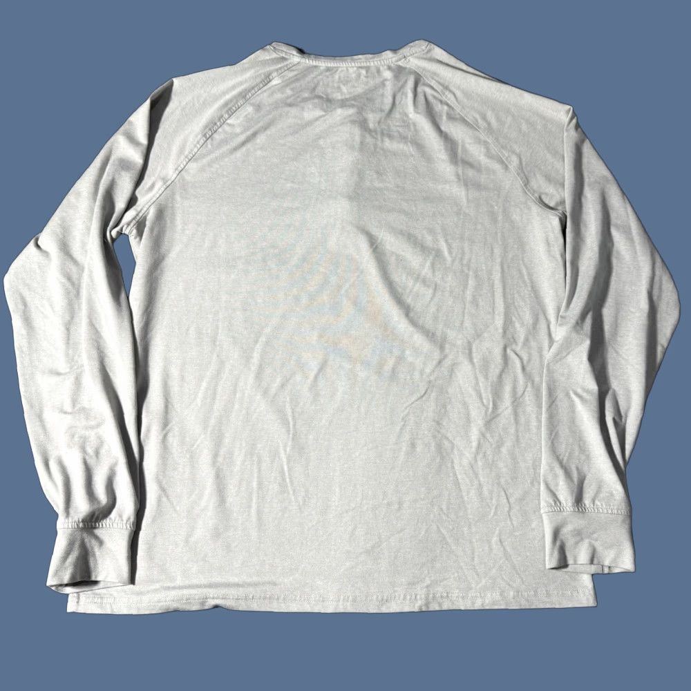 Vintage 01.algo Mens Henley Shirt - Button-Up Long Sleeve Thermal Quick Dry UV L Gray Size US L / EU 52-54 / 3 - 1 Thumbnail