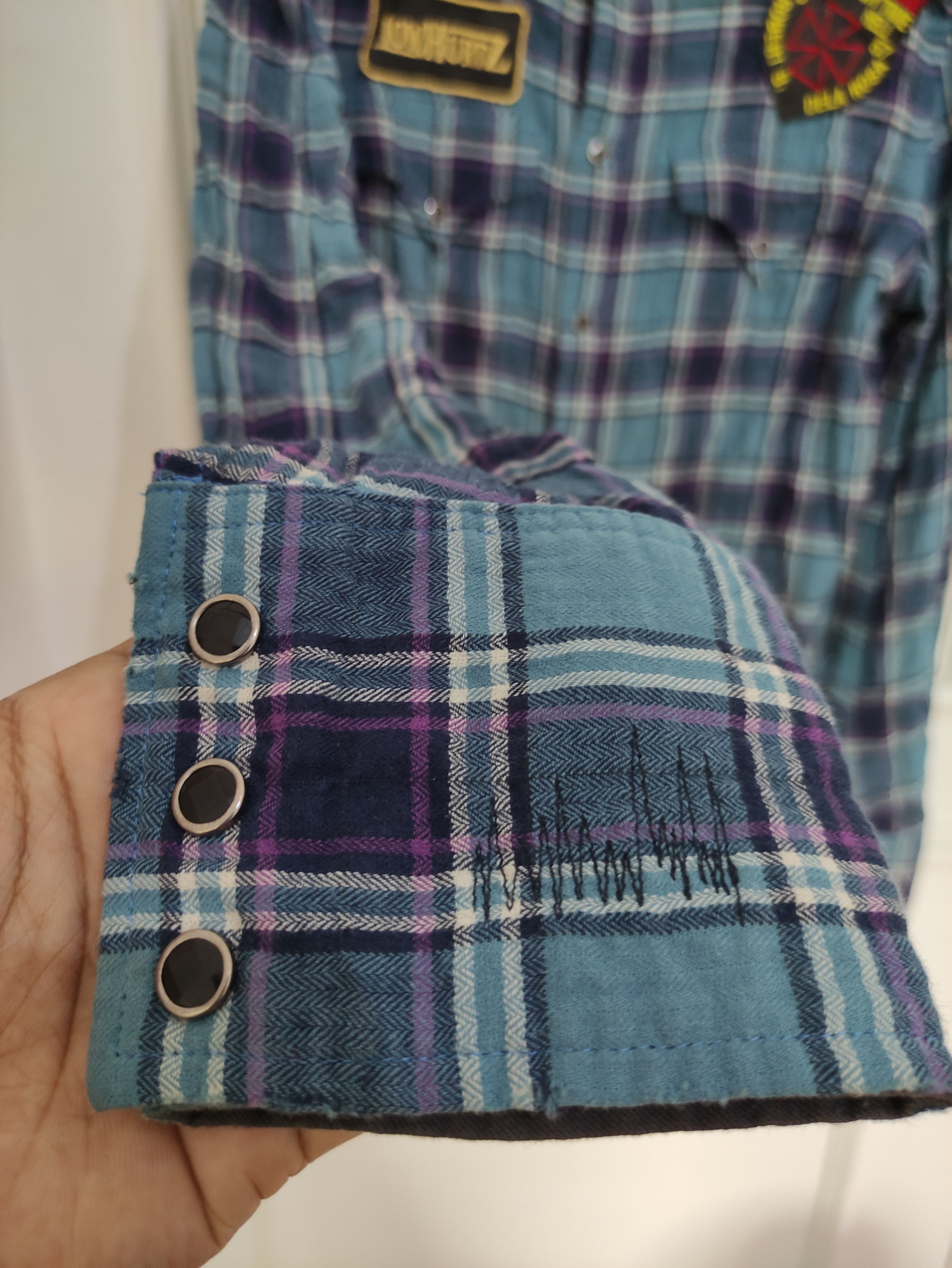 Le Grande Bleu (L.G.B.) × Vintage × Yasuyuki Ishii Japanese shirt Gothic Rock style low Hurtz Number(n) Bootleg Size US L / EU 52-54 / 3 - 3 Thumbnail