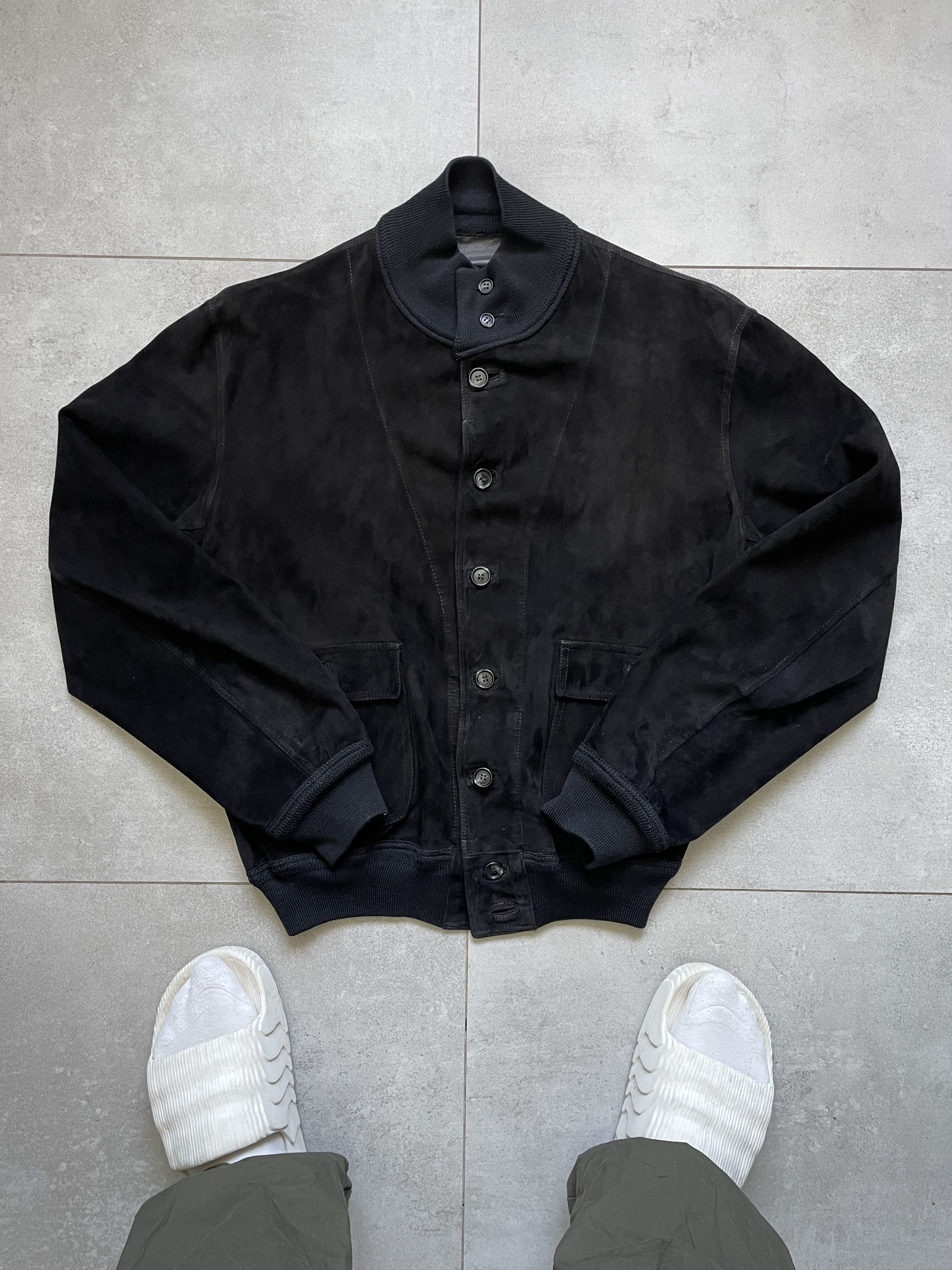 Valstar VALSTAR VALSTARINO MADE IN ITALY BLACK SUEDE BOMBER Size US L / EU 52-54 / 3 - 1 Thumbnail