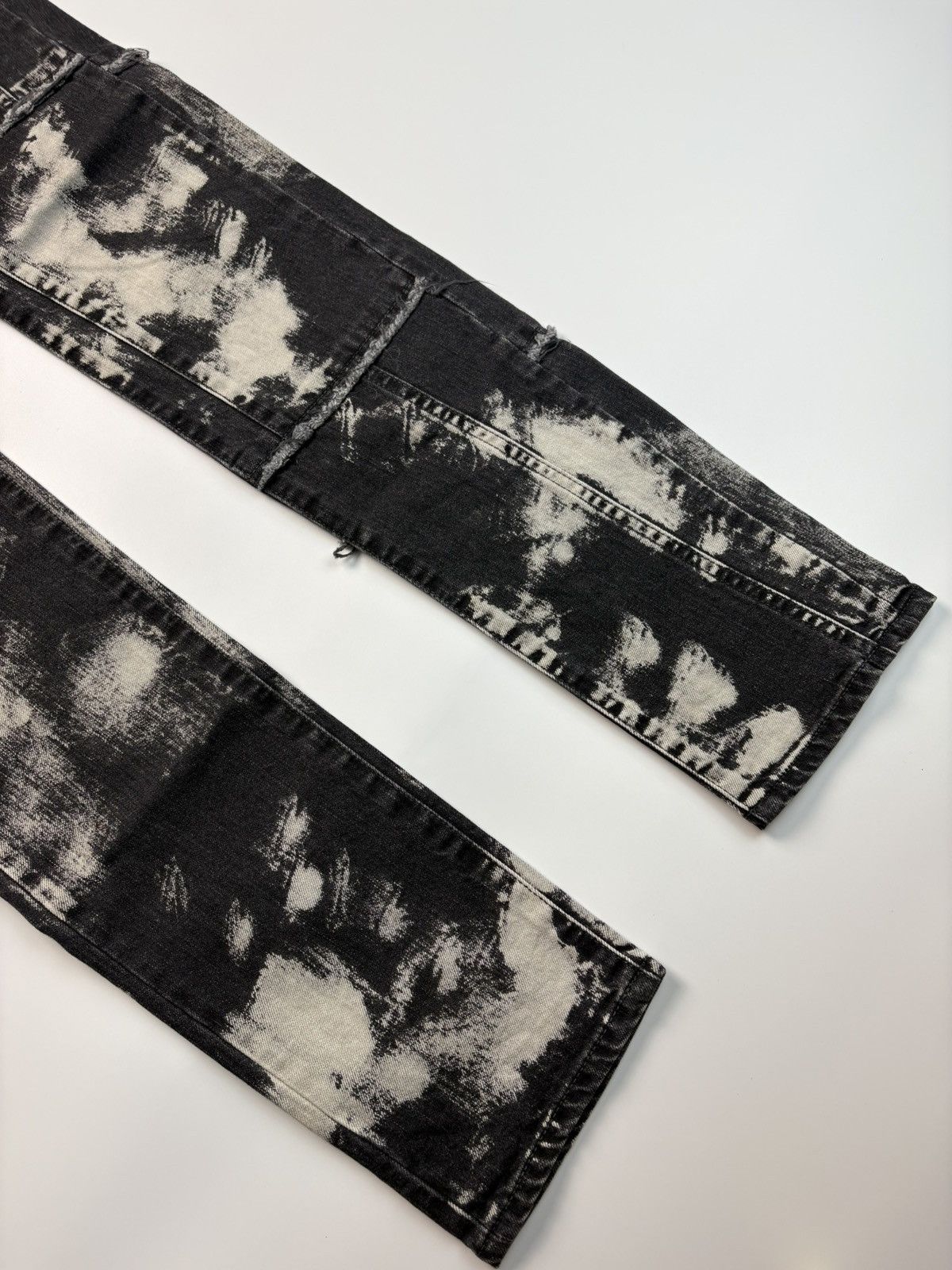 Maison MIHARA YASUHIRO Deconstructed Denim Bleached Pant Size US 30 / EU 46 - 4 Thumbnail