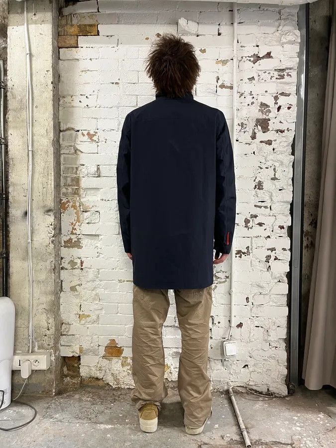 Prada AW2008 Prada Navy Nylon Long Jacket Size US L / EU 52-54 / 3 - 3 Thumbnail