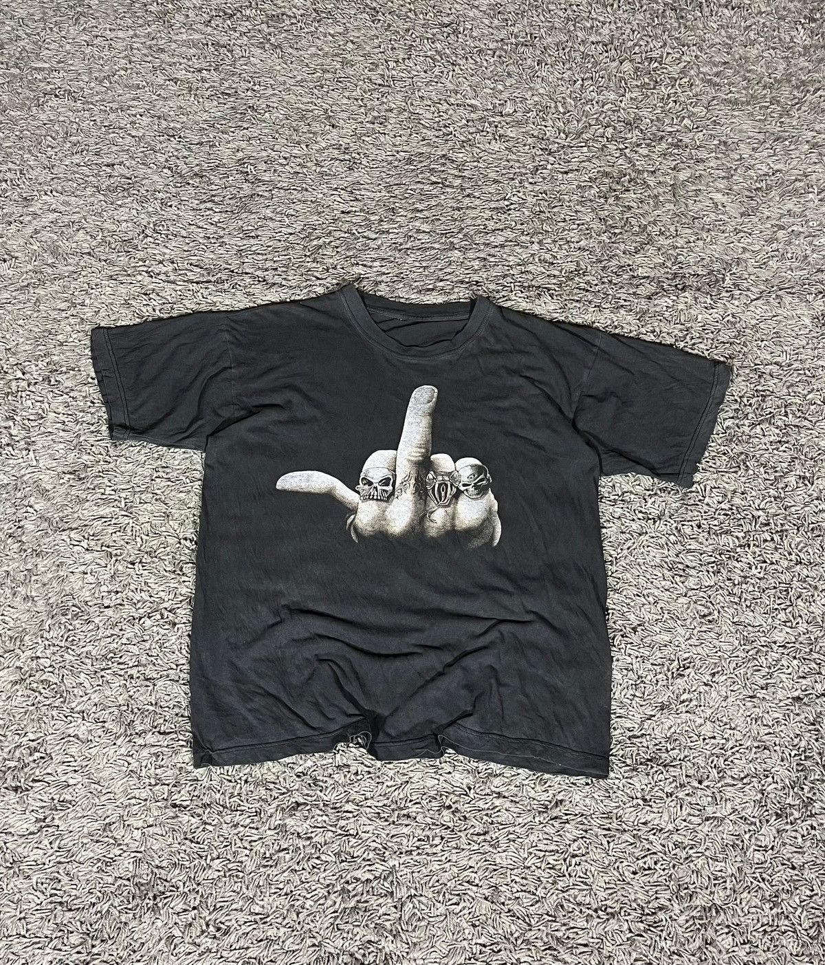 Other Machine Fuckin Head Vintage Middle Finger Tshirt Early 90s