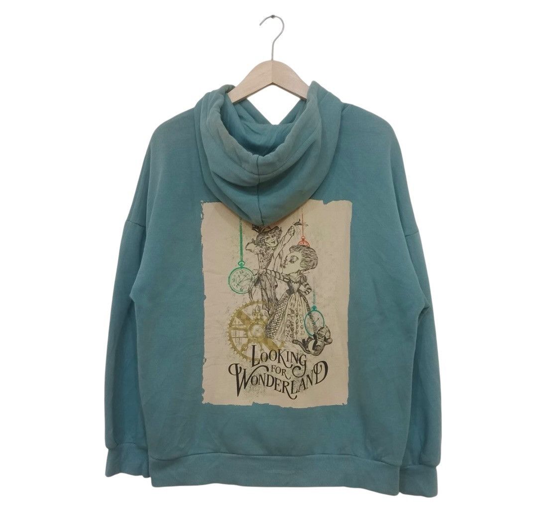 Cartoon Network × Disney × Sci-Fi Fantasy 🔥Disney Alice In Wonderland Oversized Hoodie Size L / US 10 / IT 46 - 2 Thumbnail