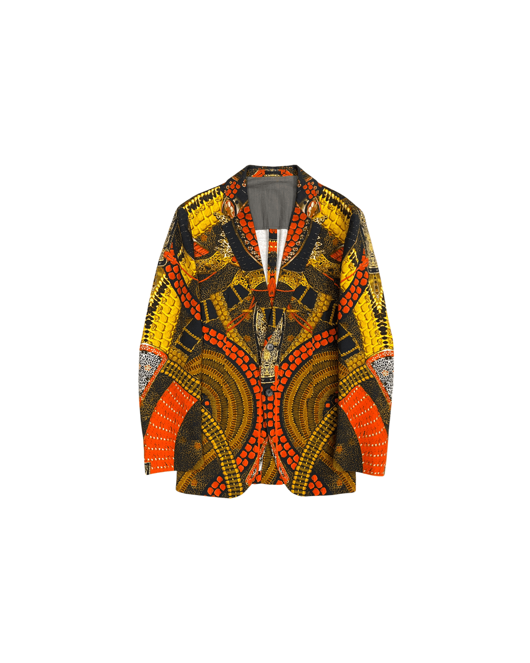 Alexander McQueen Alexander McQueen SS11 Printed Cotton Blazer Size 46S - 1 Thumbnail