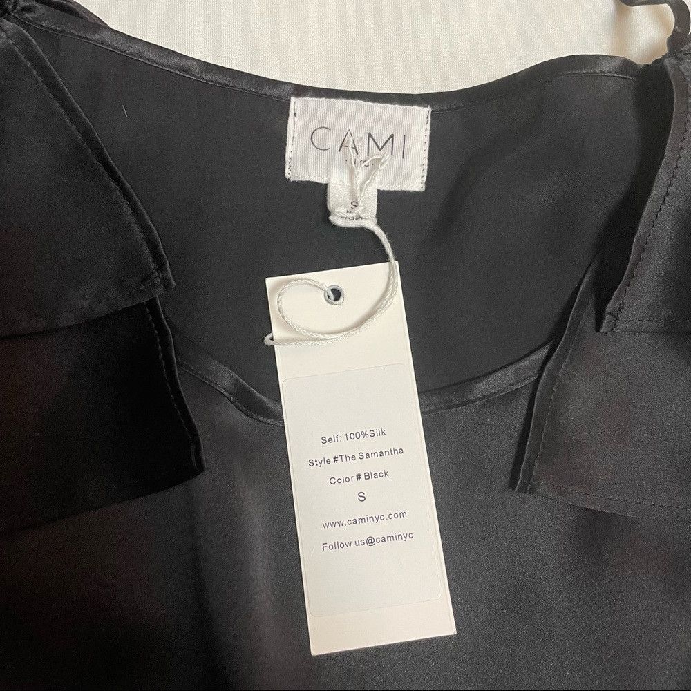 CAMI NYC NWT New $168 Cami NYC The Samantha Cold Shoulder Silk Top B Size S / US 4 / IT 40 - 8 Thumbnail