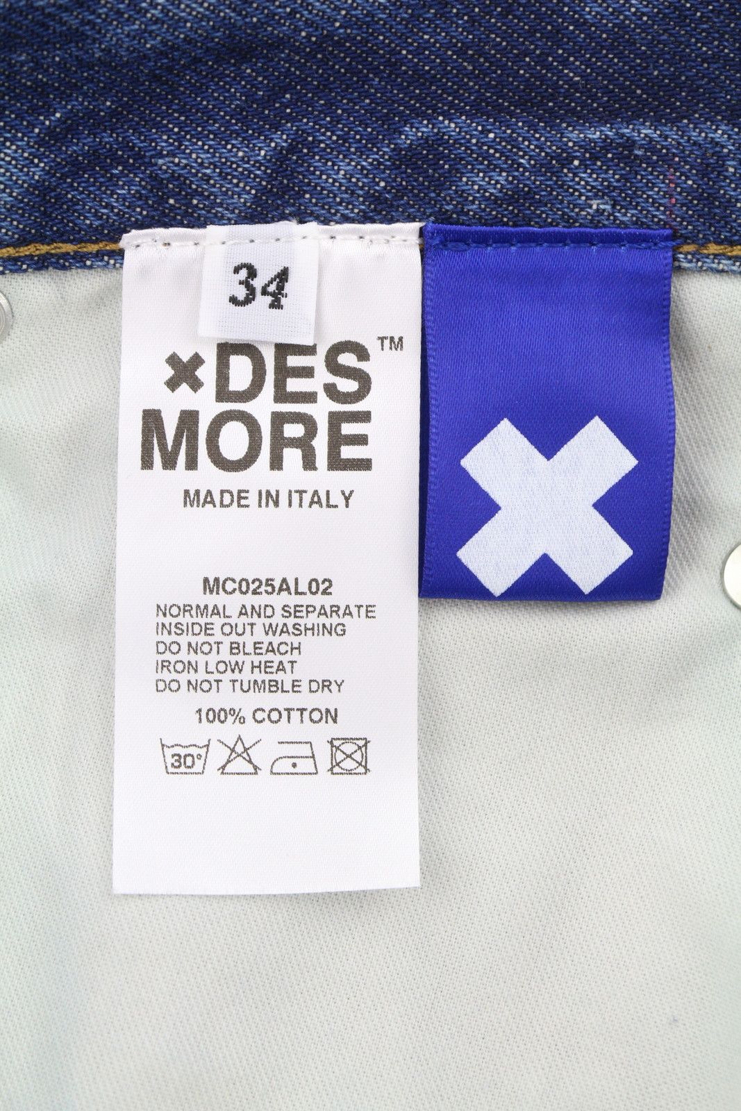 Other 5 TASCHE ALEX DARK BLUE W34 Slim Button Fly 87843 Size US 34 / EU 50 - 8 Thumbnail