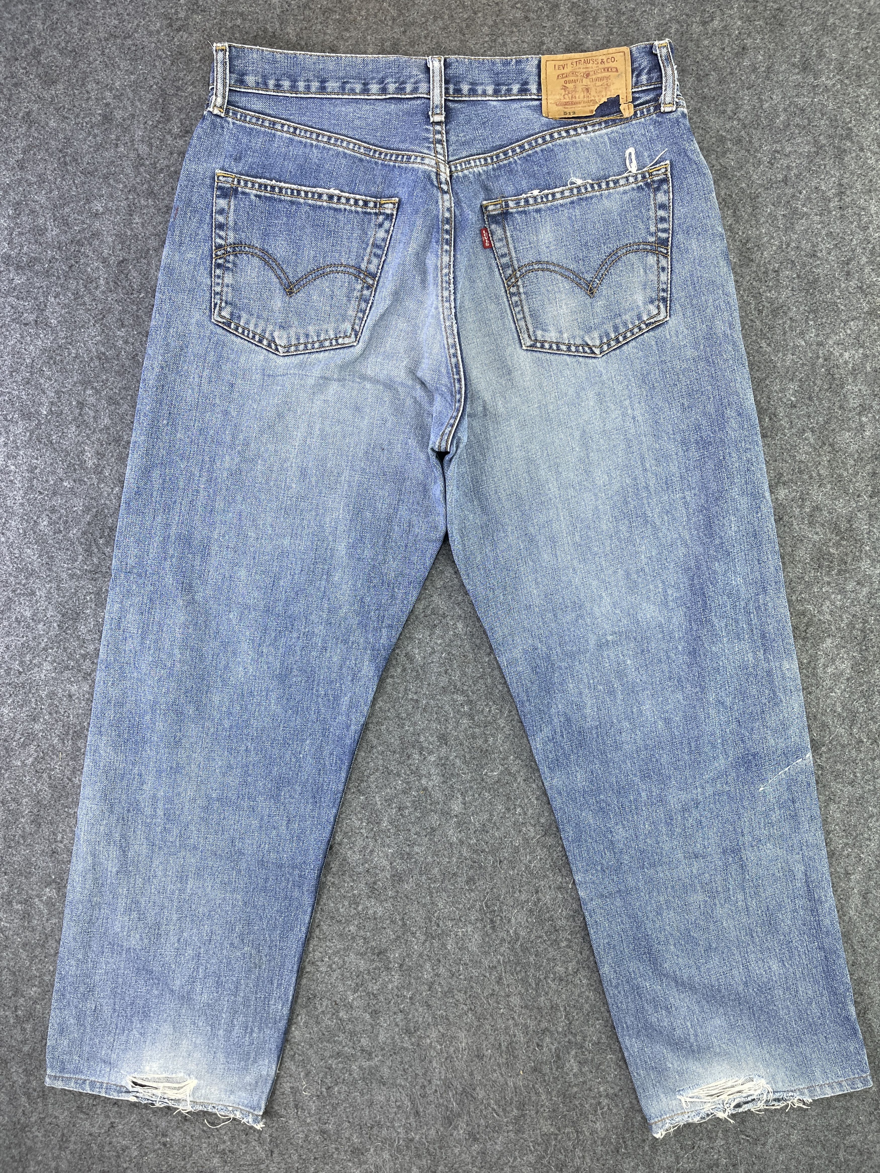 Levi's Vintage Levis 513 Button Fly Jeans - J912 Size US 34 / EU 50 - 2 Thumbnail
