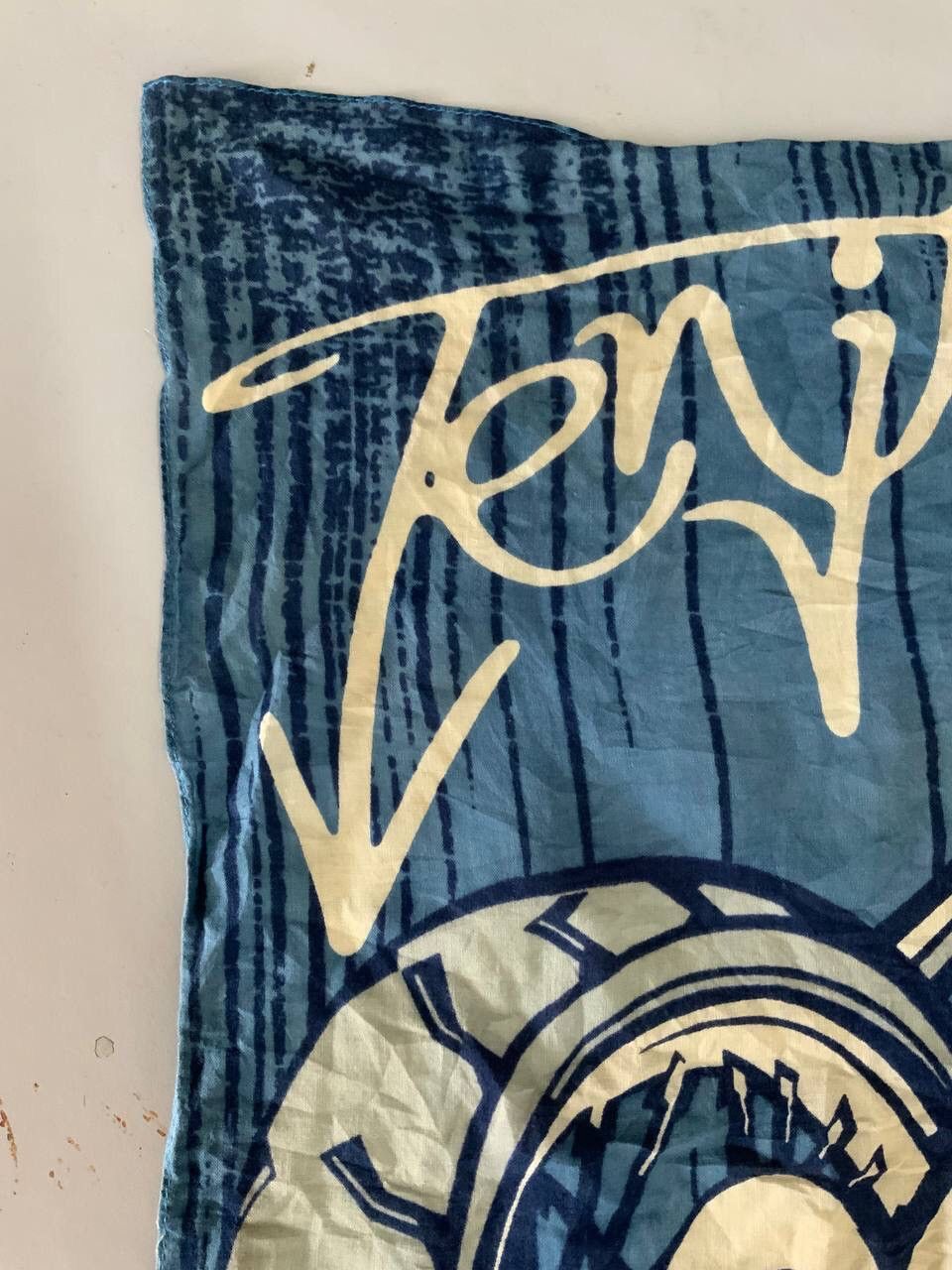 Japanese Brand Vintage Tenjho Tenge Handkerchief Size ONE SIZE - 12 Thumbnail