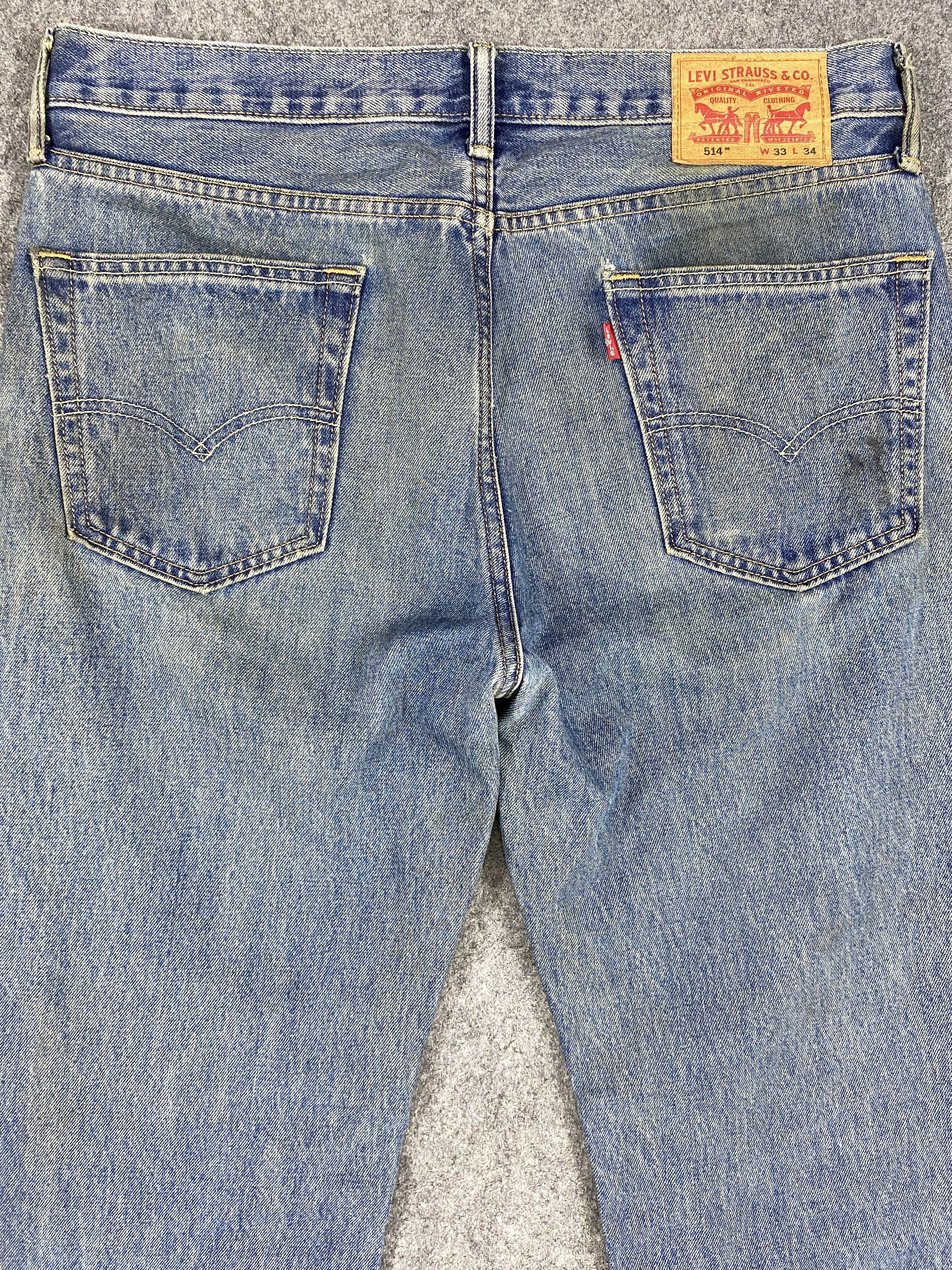 Levi's Blue Levi's 514 Jeans 36x34 Denim -SJ077 Size US 36 / EU 52 - 4 Thumbnail