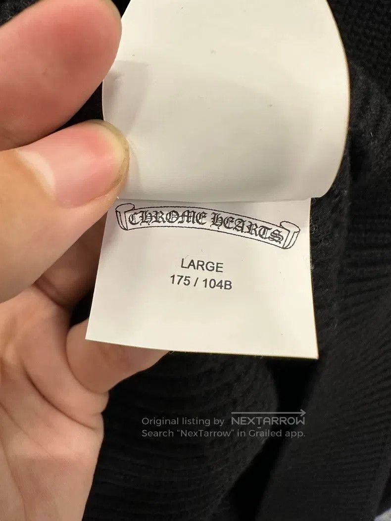 Chrome Hearts CHROME HEARTS Size L Three-cross suede cashmere zipper swea Size US L / EU 52-54 / 3 - 7 Thumbnail