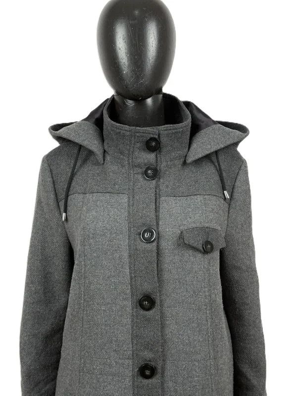 Armani Armani Jeans Cappotto Lana Grigio Donna 48 - L Size L / US 10 / IT 46 - 8 Thumbnail