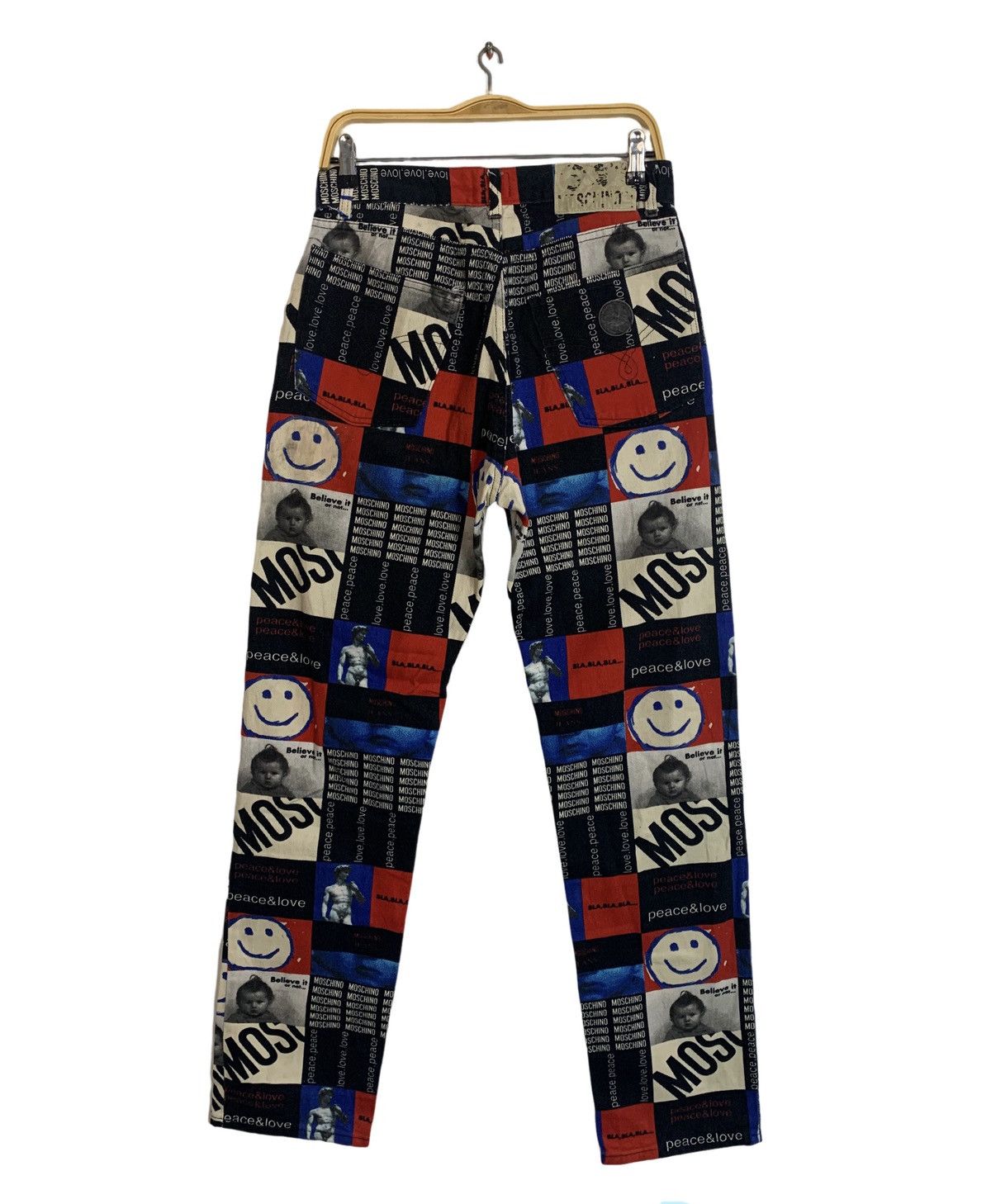 Love Moschino Hype Moschino Jeans Peace And Love Smile Ovp Cut Buttonfly Size 30" / US 8 / IT 44 - 2 Thumbnail