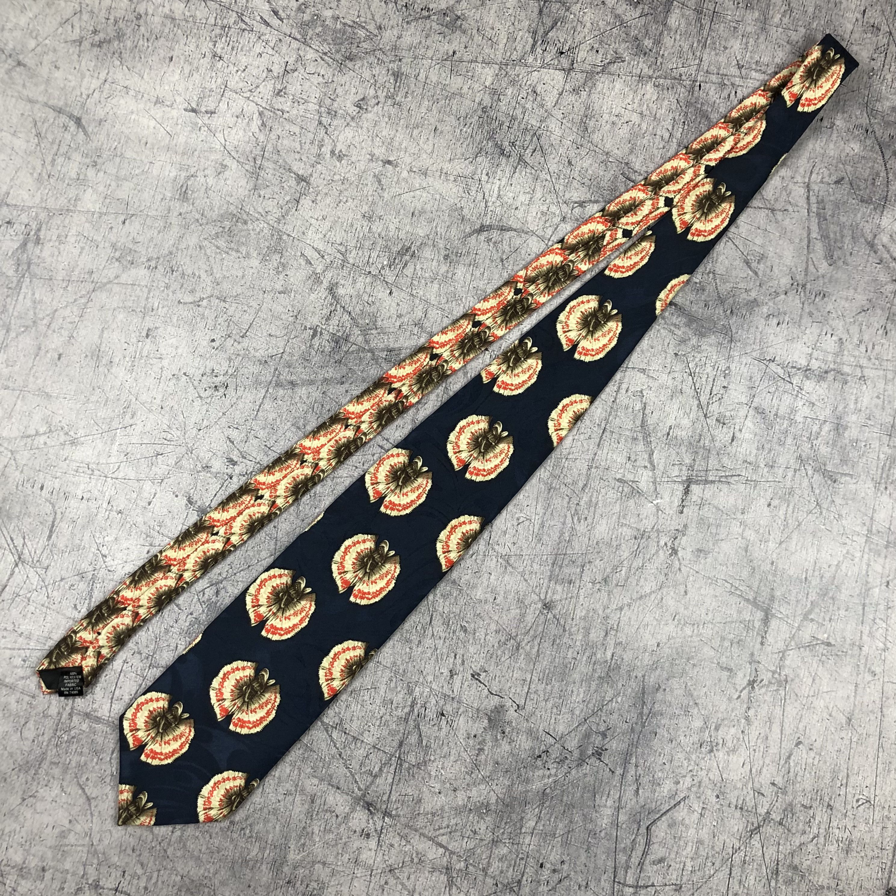 Expert Horror Vintage 90s Jurassic Park Dilophosaurus Spitter Dino Tie Size ONE SIZE - 7 Thumbnail