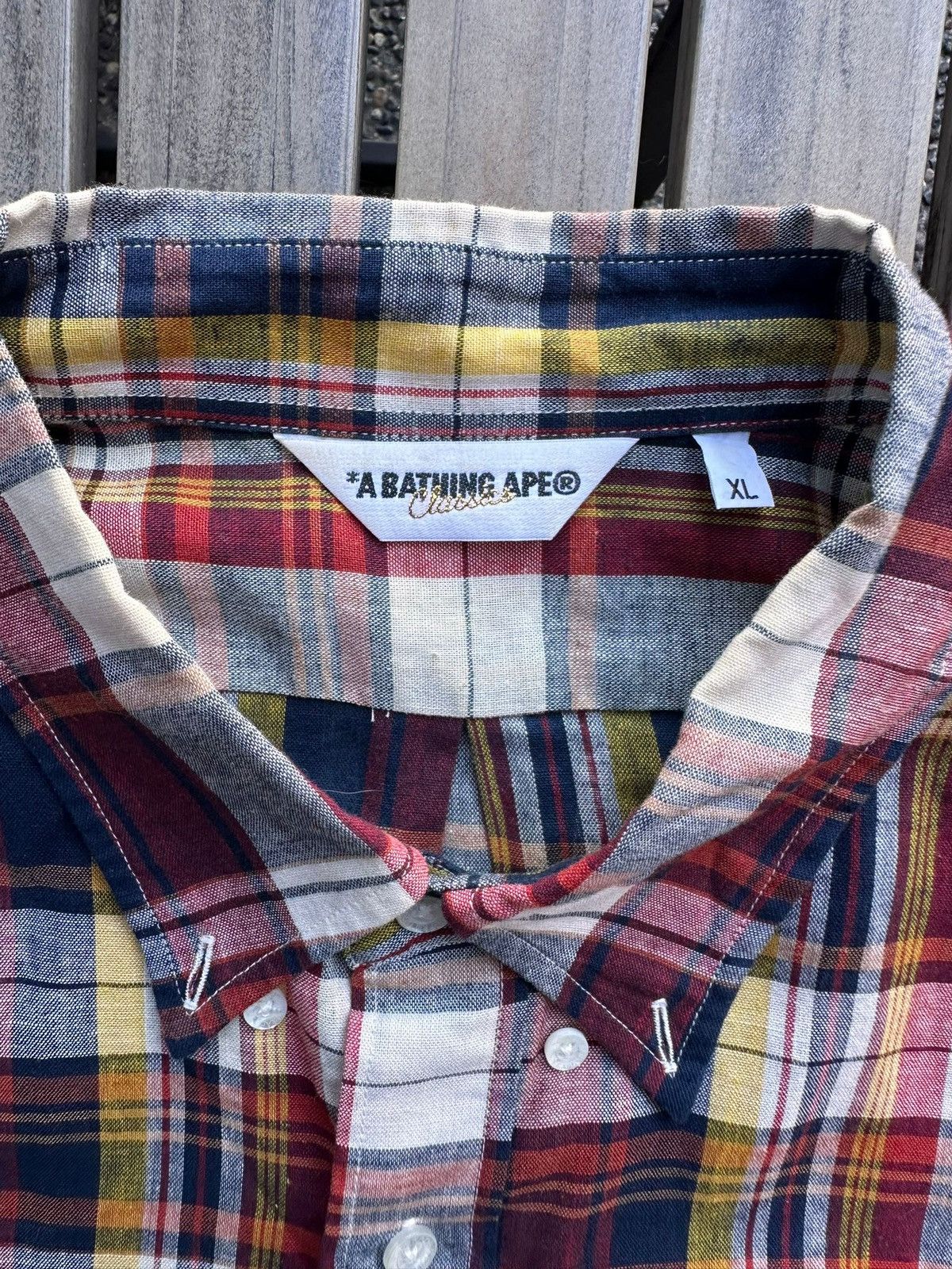 Bape Bape flannel button up shirt Size US XL / EU 56 / 4 - 3 Thumbnail